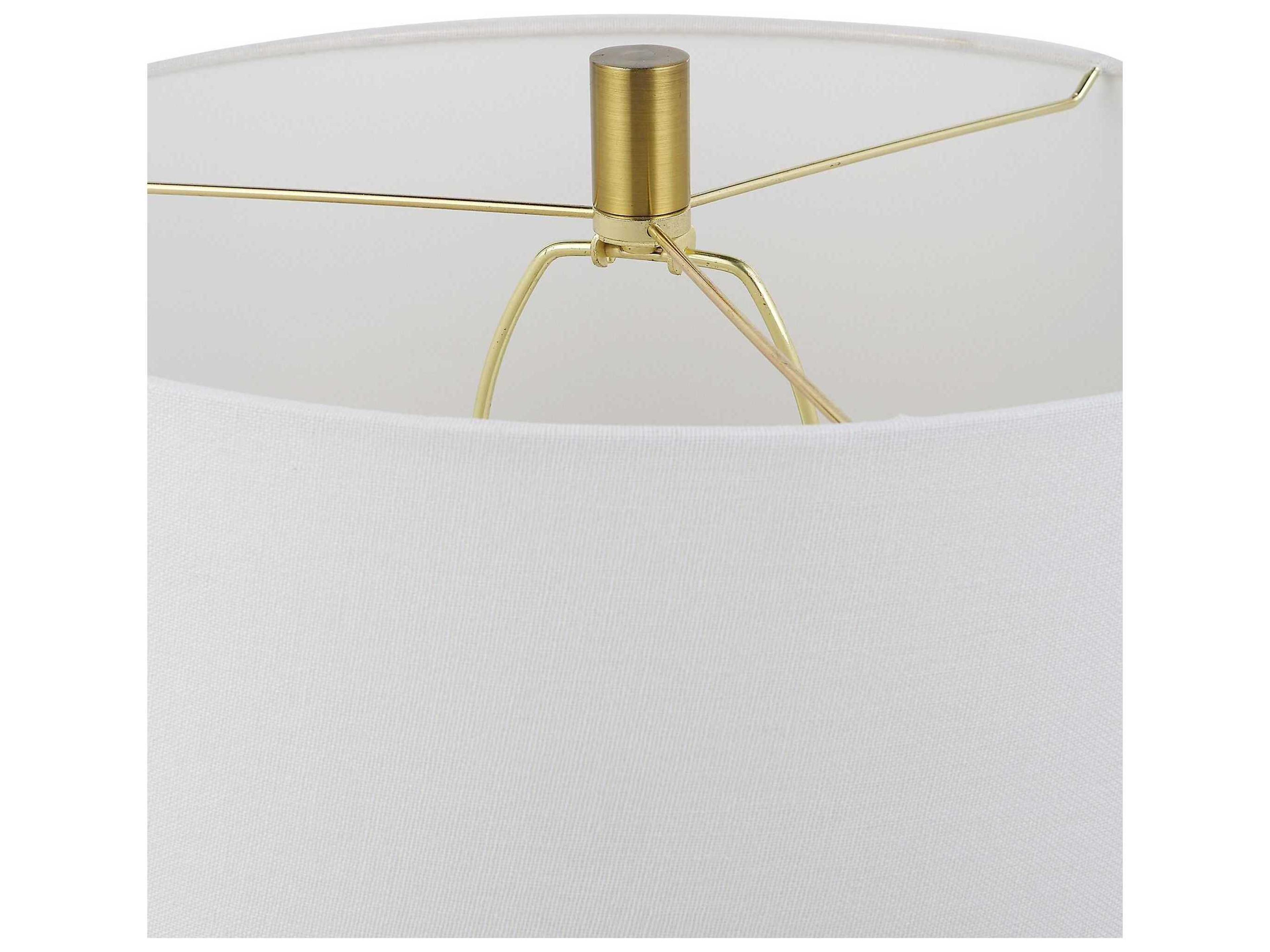 Luxecor Illumination Royal Blue Drum Hardback Buffet Lamp