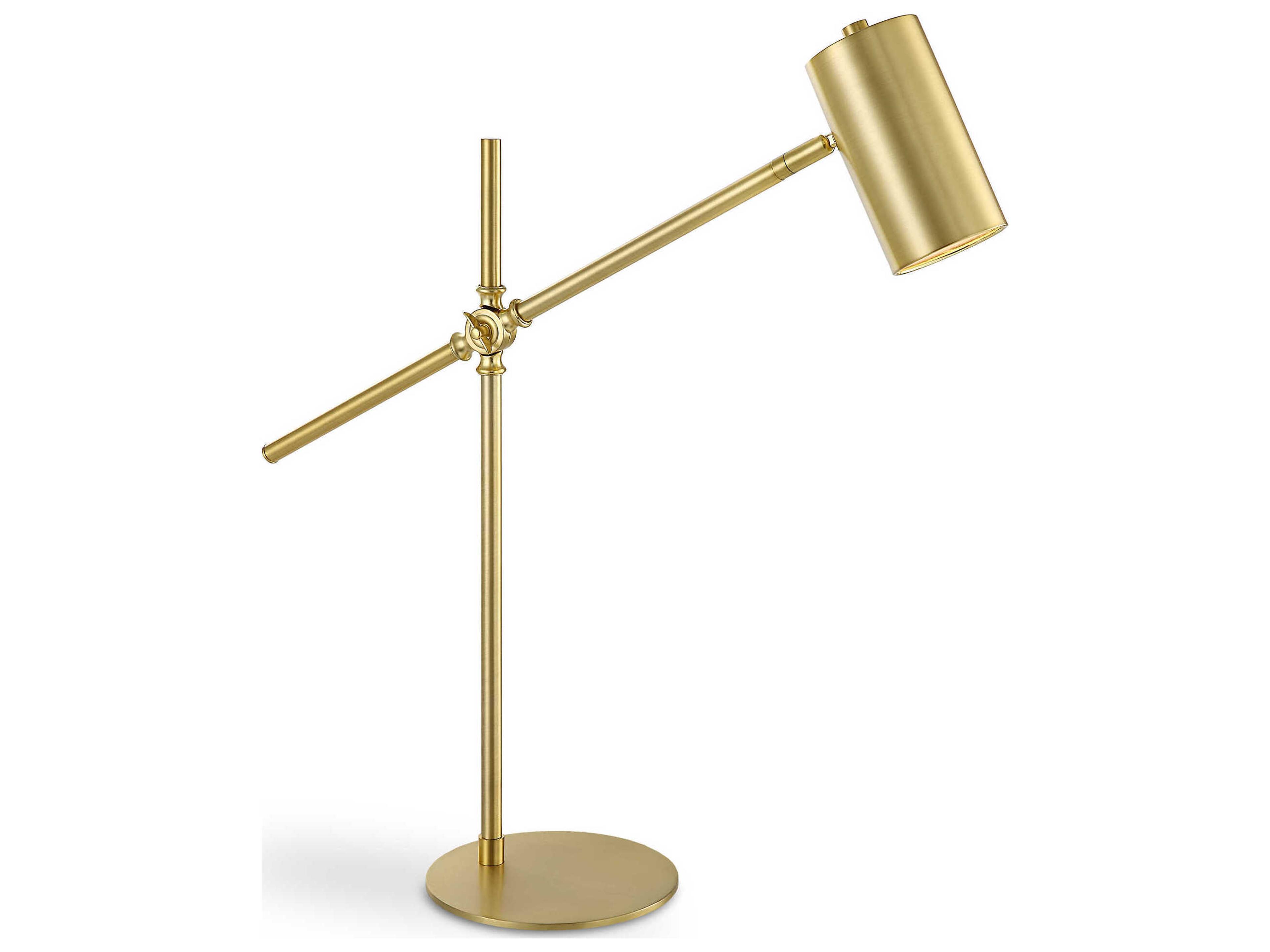 Luxecor Illumination Brushed Gold Desk Lamp