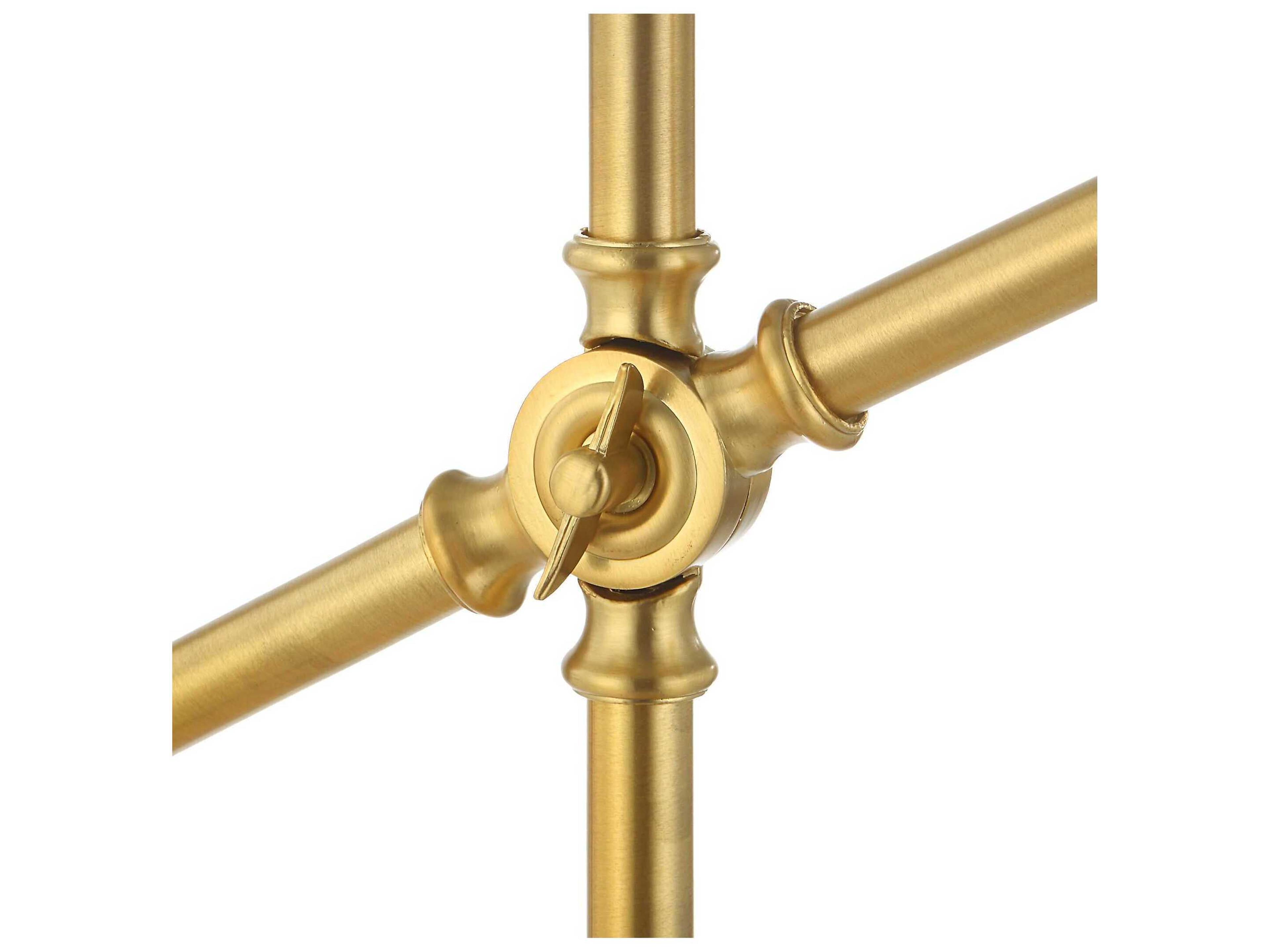 Luxecor Illumination Brushed Gold Desk Lamp