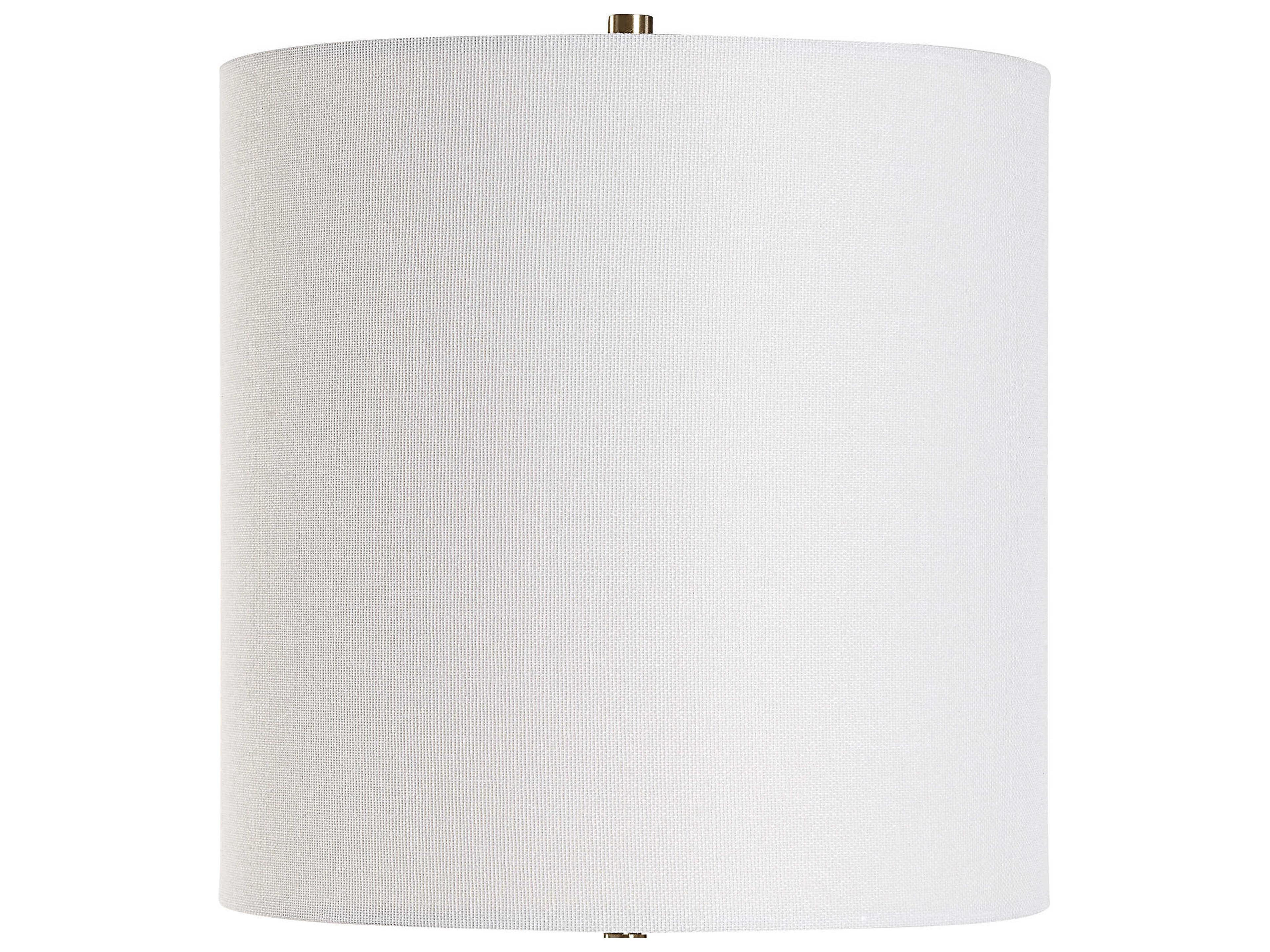 Luxecor Illumination Antique Brass Round Hardback Buffet Lamp