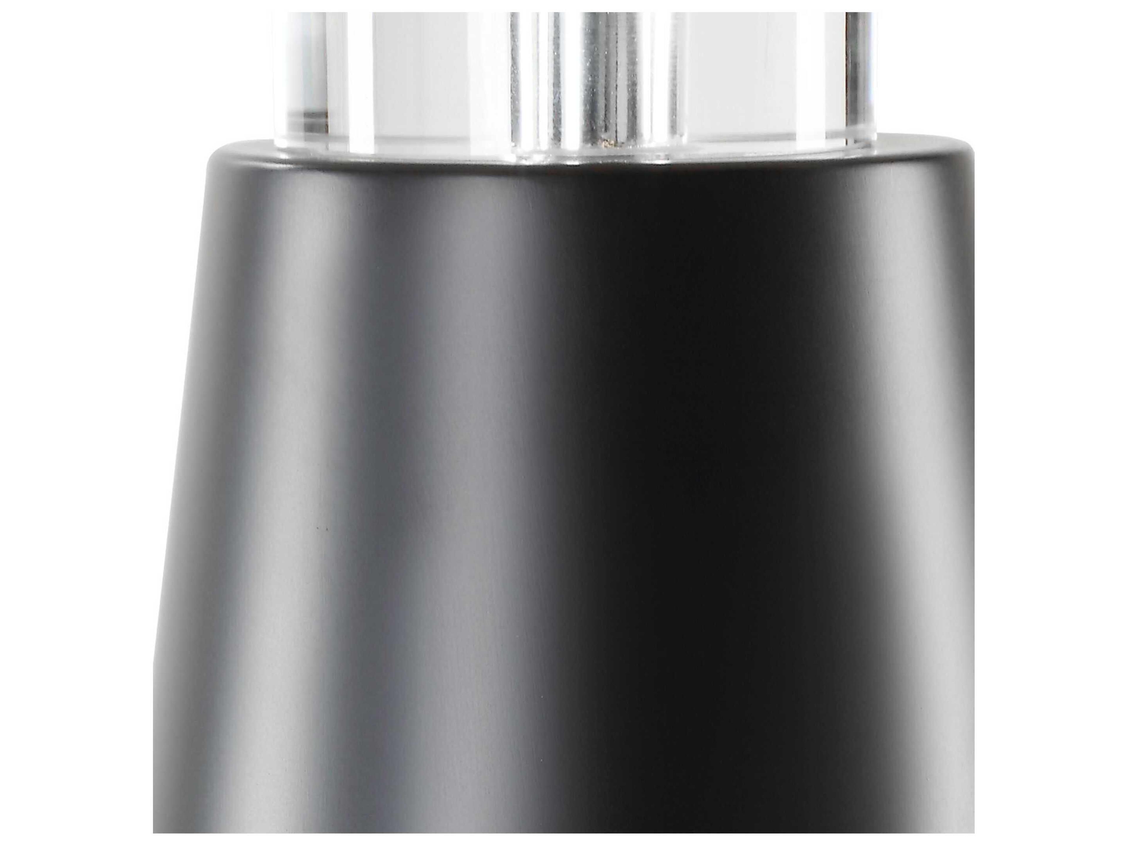 Luxecor Illumination Antique Brass Black Round Drum Hardback Buffet Lamp