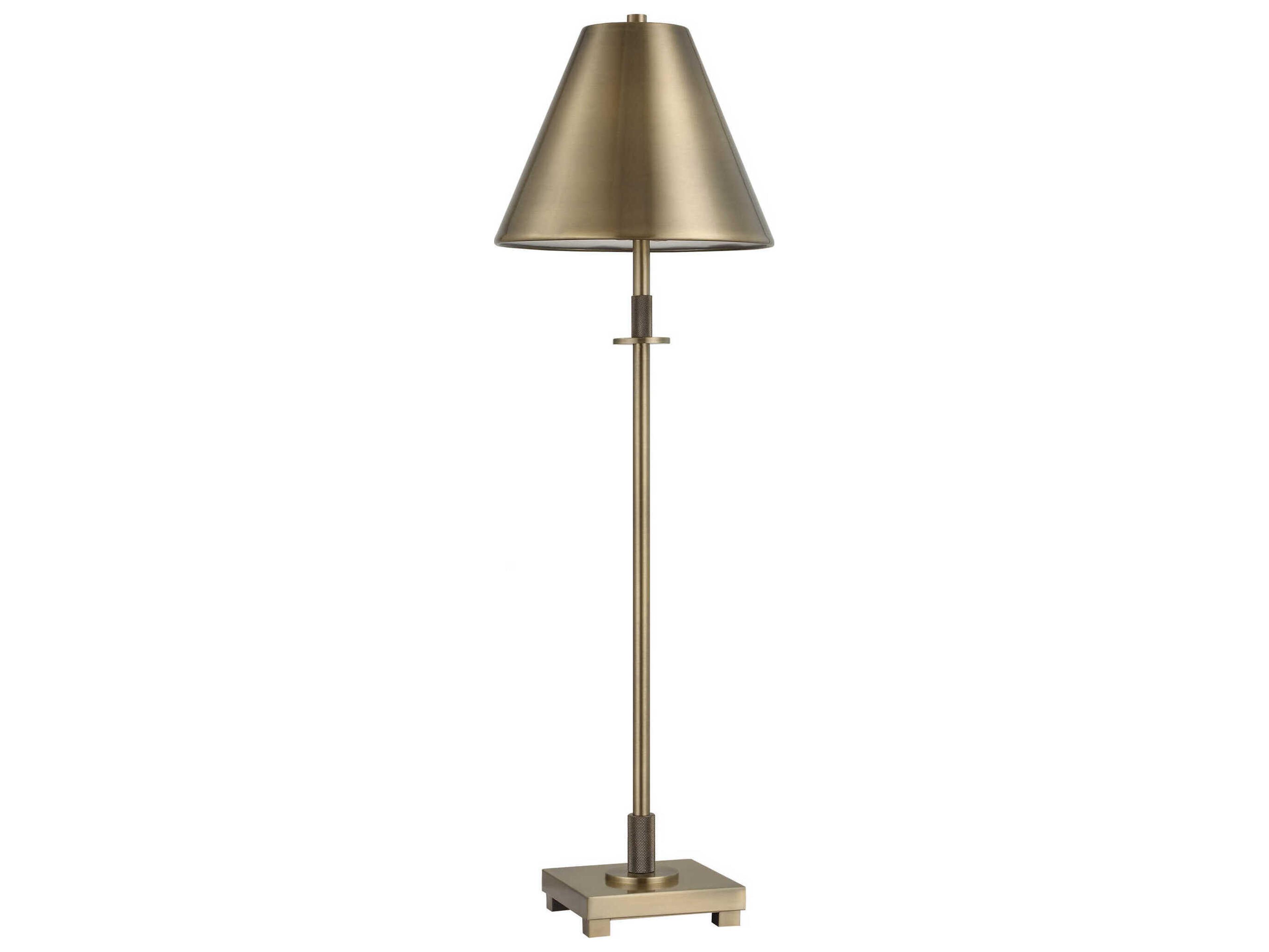 Luxecor Illumination Antique Brass Buffet Lamp