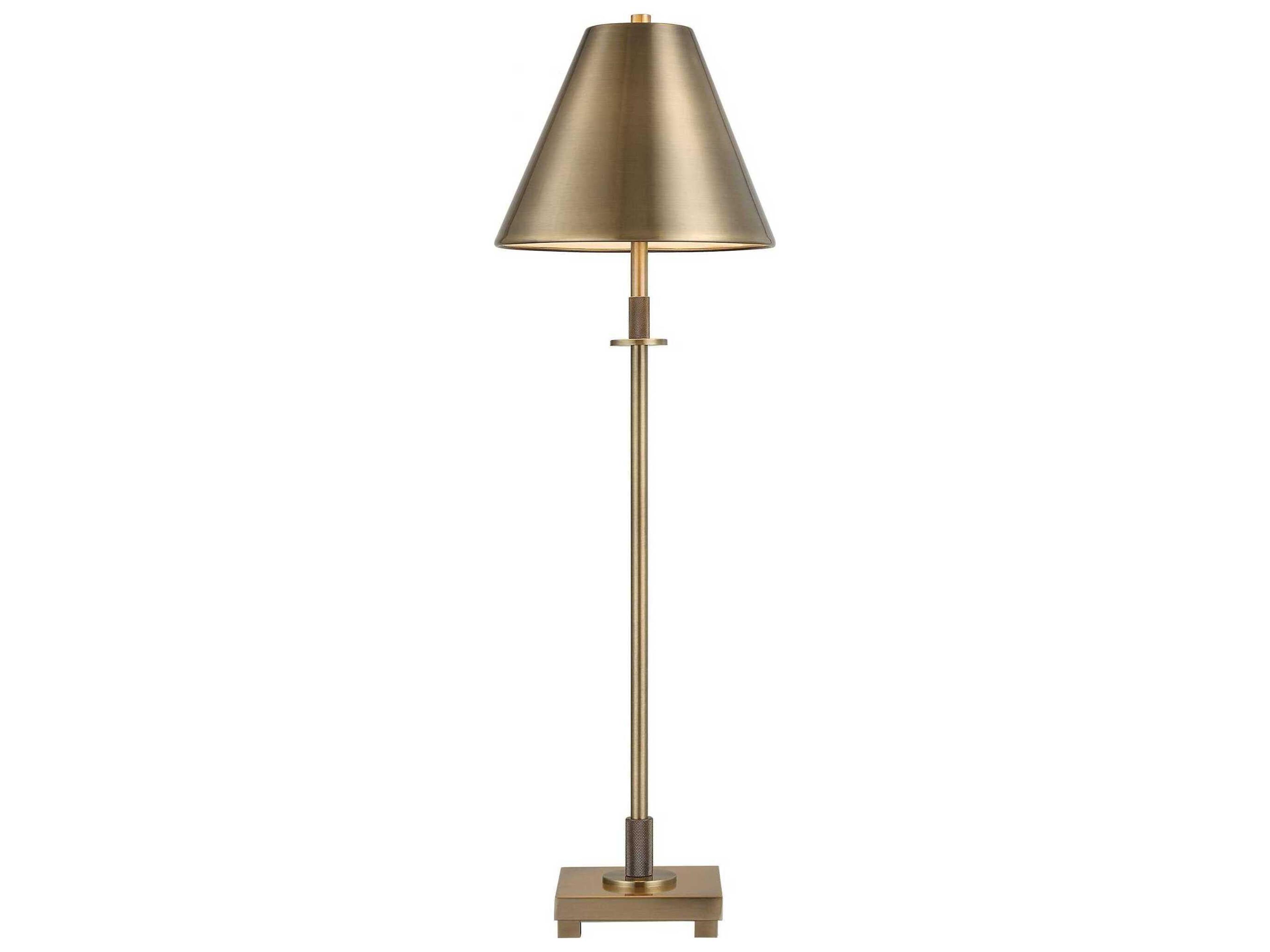 Luxecor Illumination Antique Brass Buffet Lamp