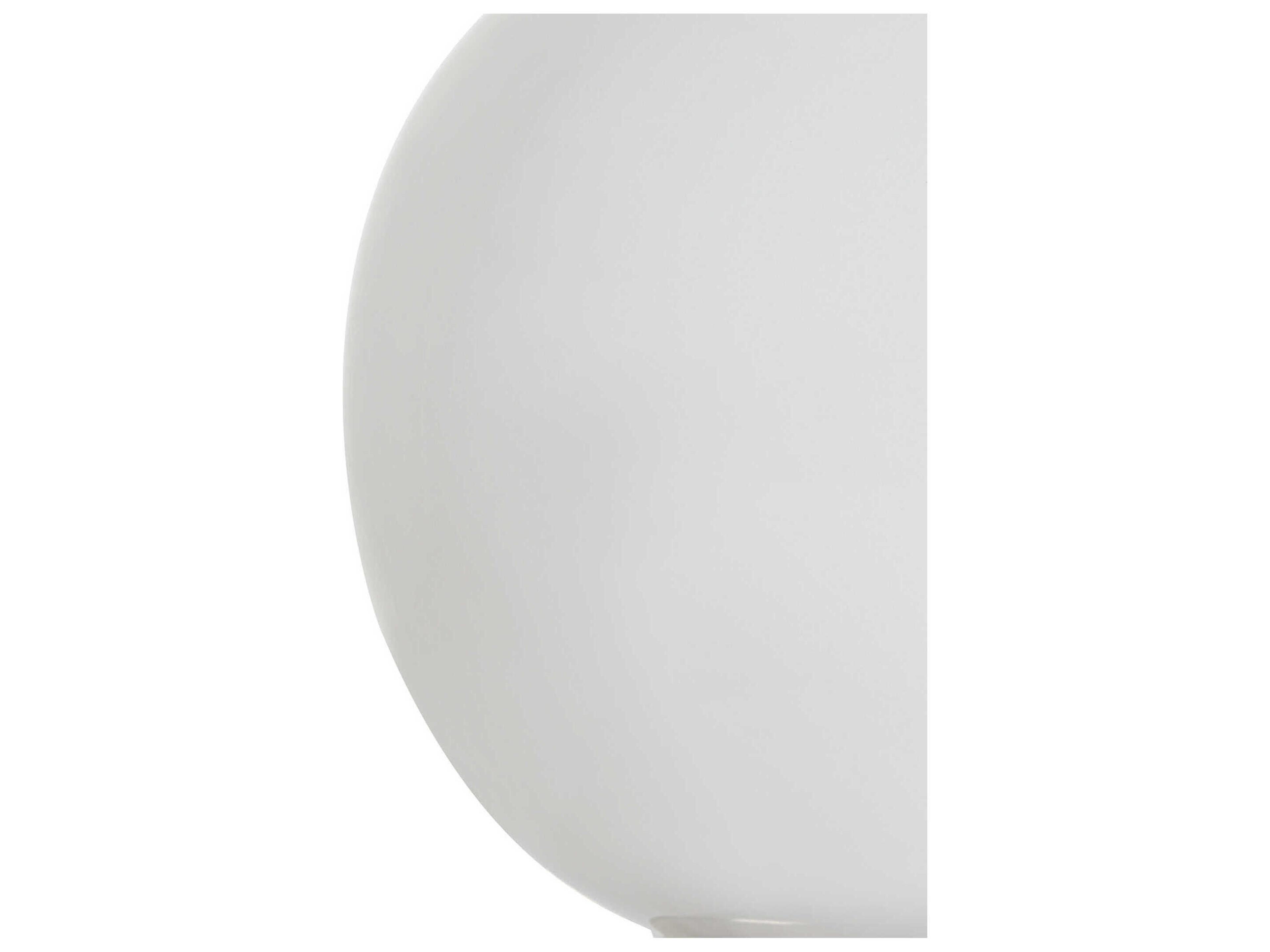 Luxecor Illumination White Round Hardback Buffet Lamp