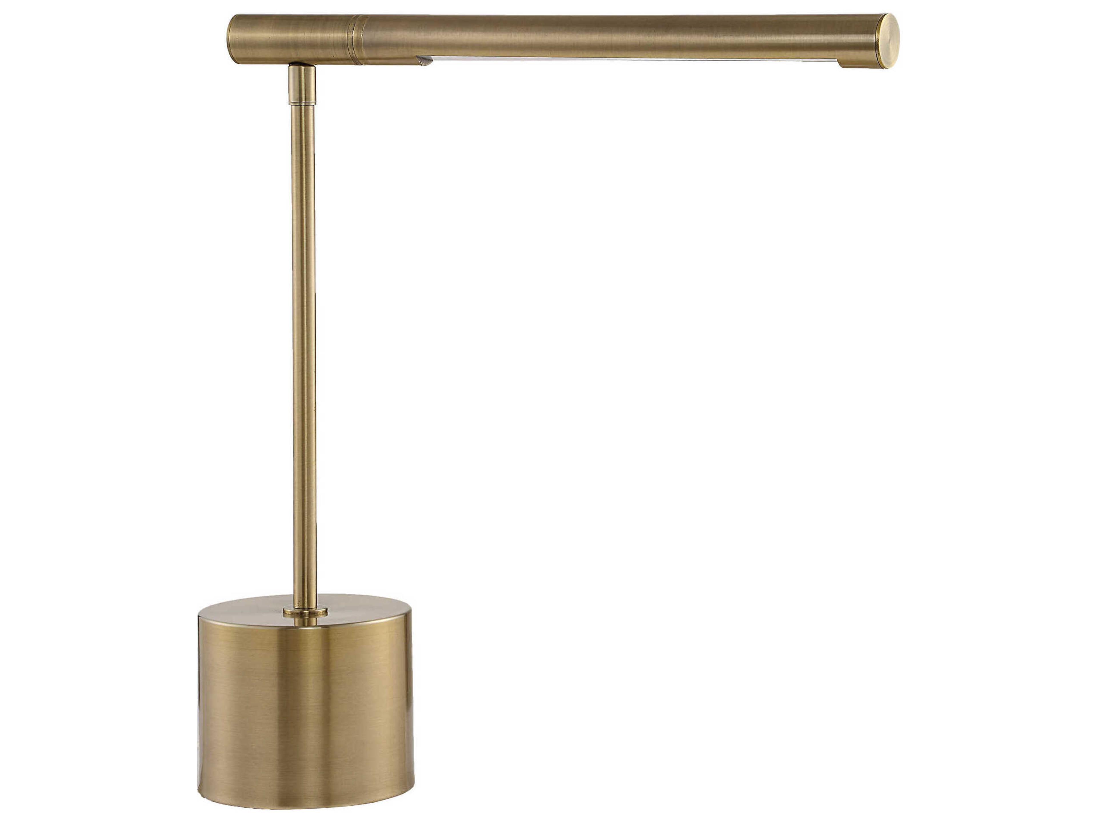 Luxecor Illumination Antique Brass Desk Lamp