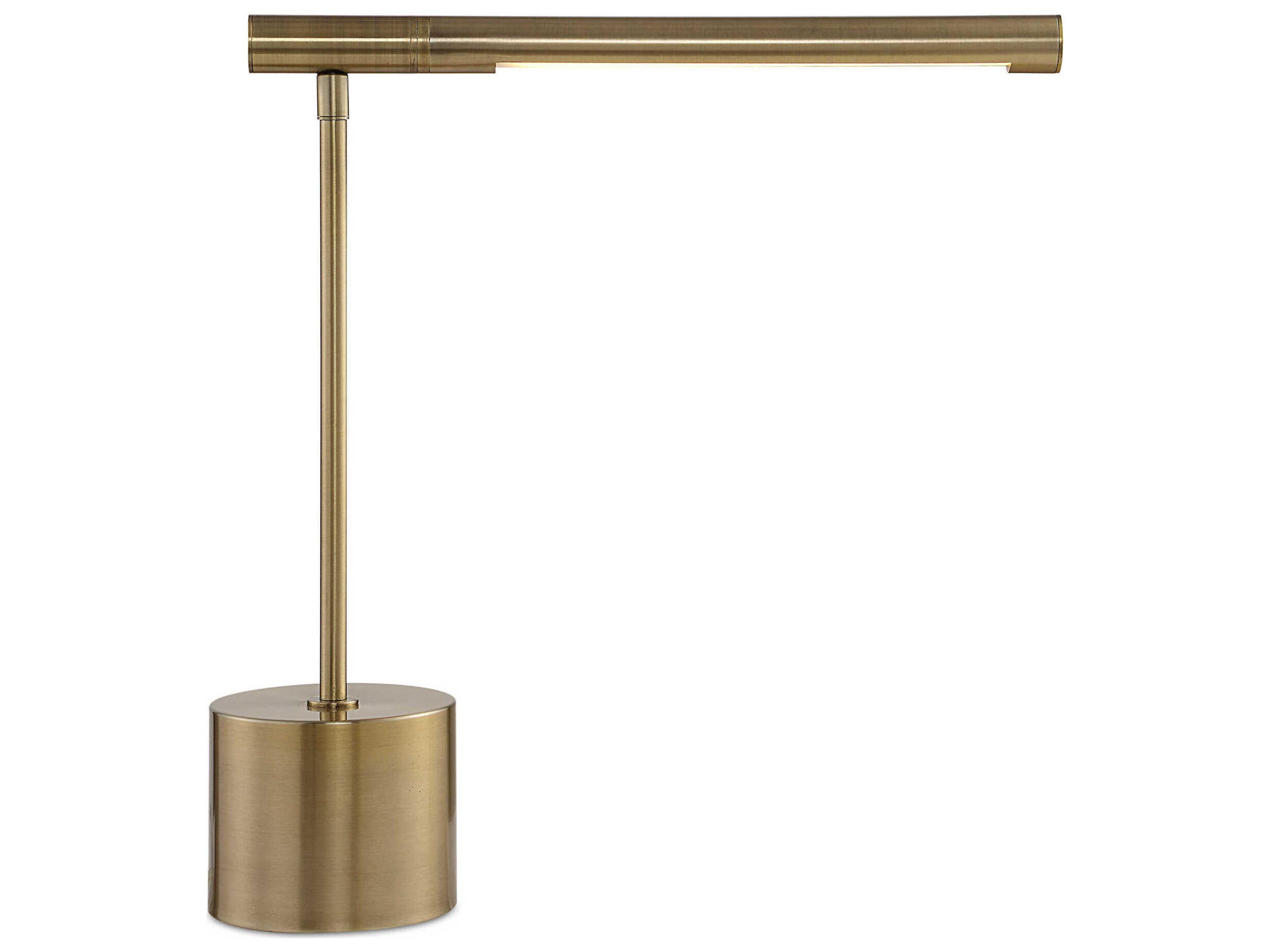 Luxecor Illumination Antique Brass Desk Lamp