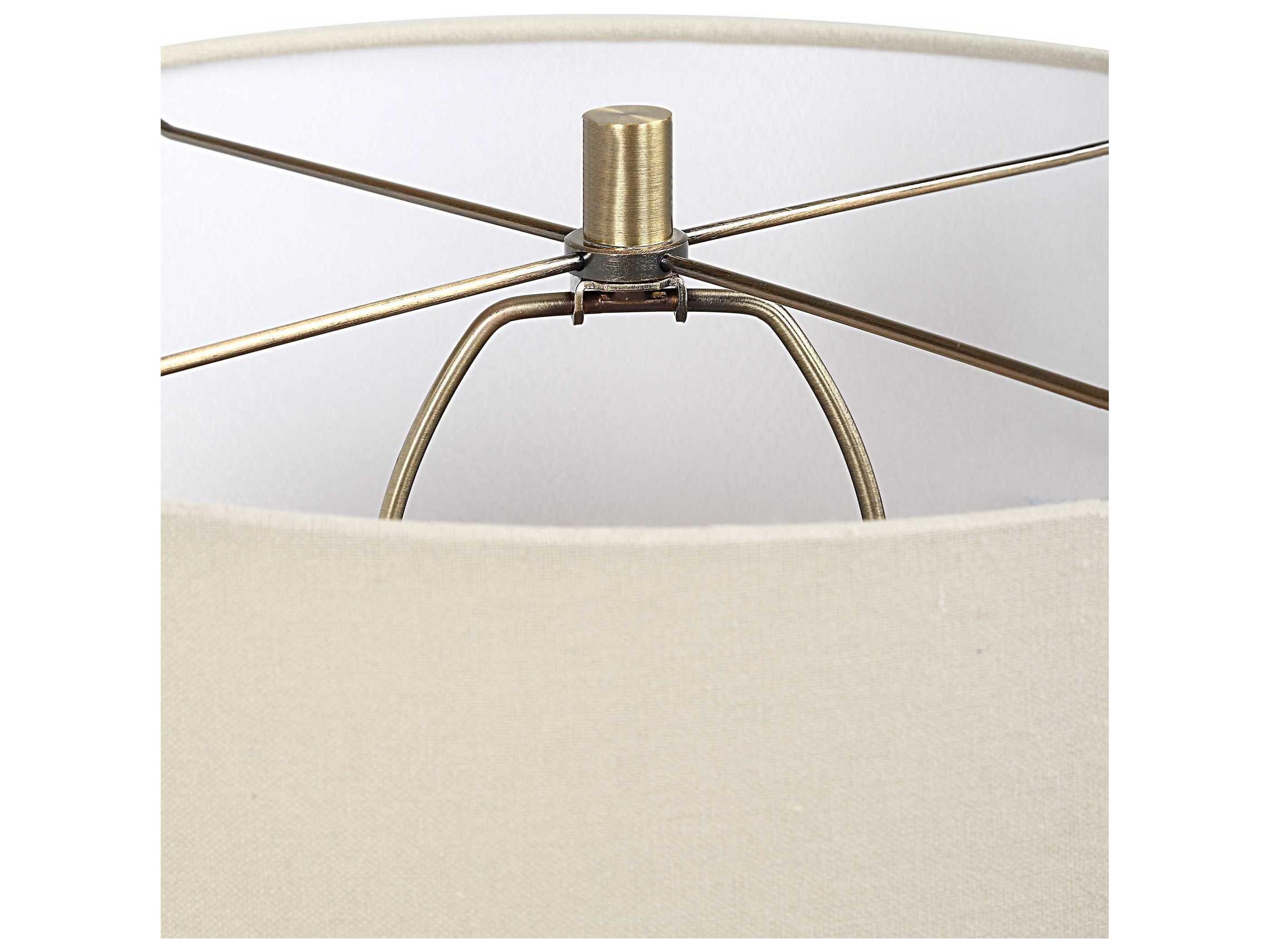 Luxecor Illumination Emerald Green Slightly Tapered Hardback Buffet Lamp