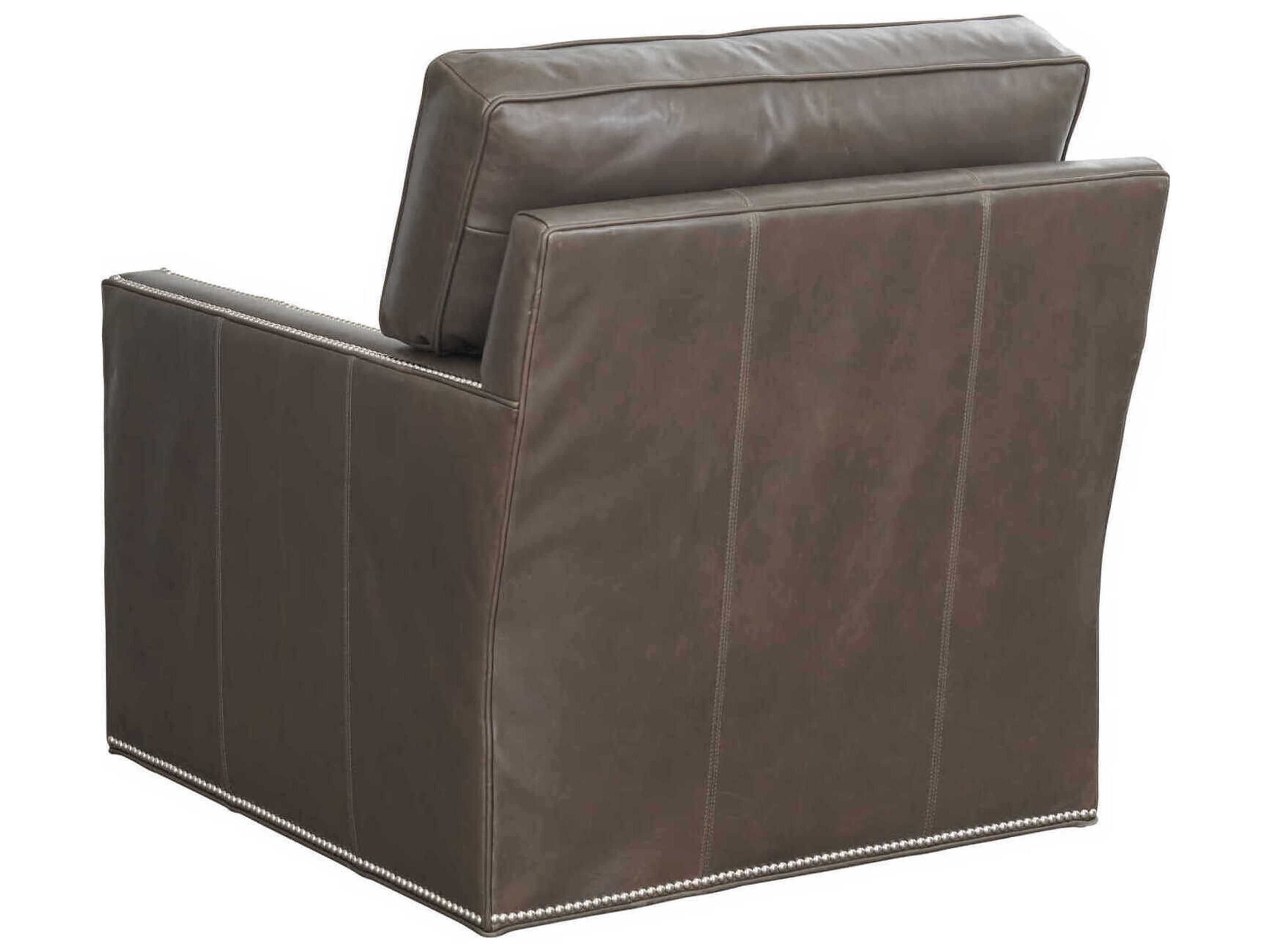 Lexington Couture Leather Swivel Accent Chair