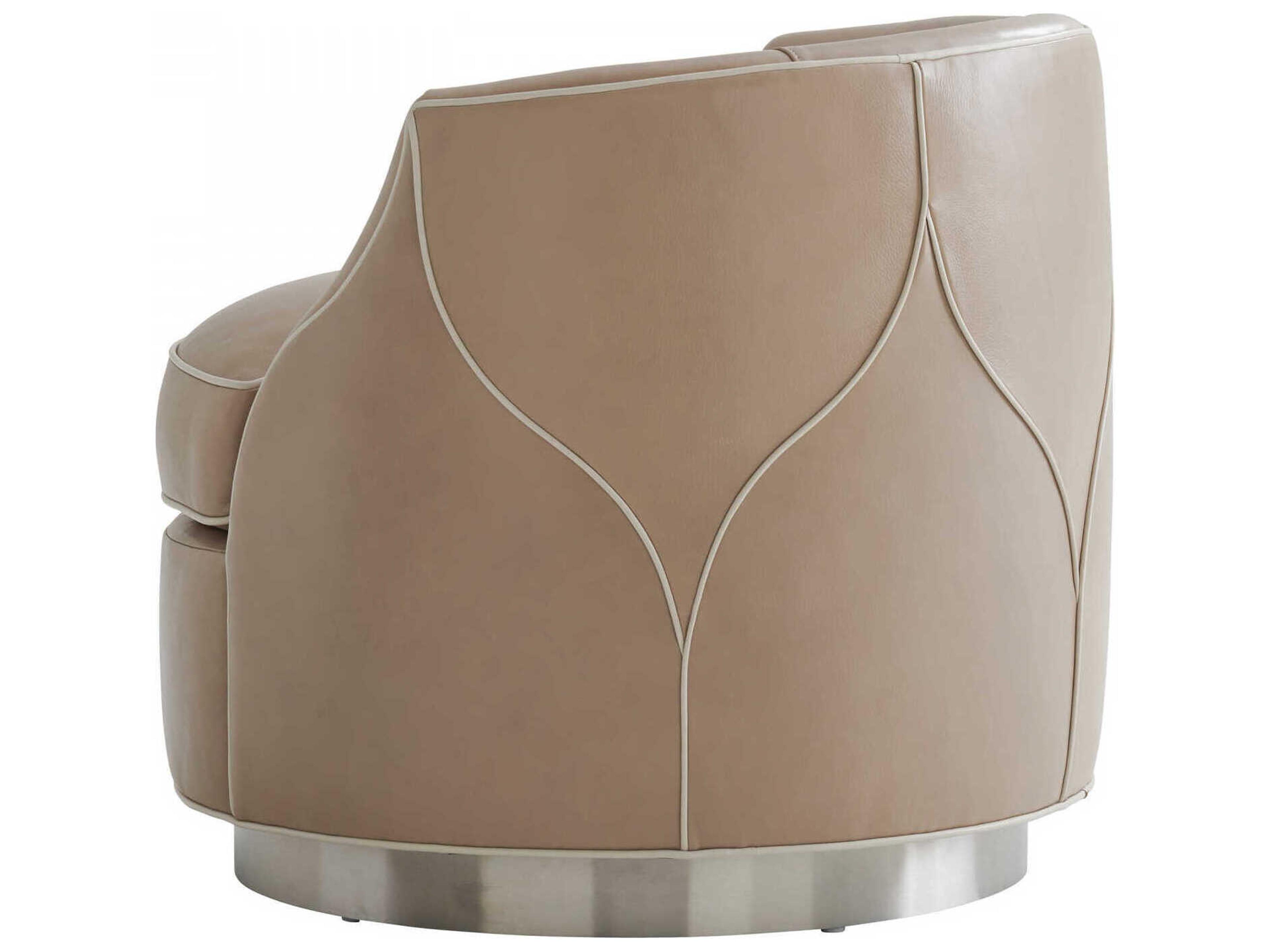 Lexington Avondale Swivel Leather Accent Chair