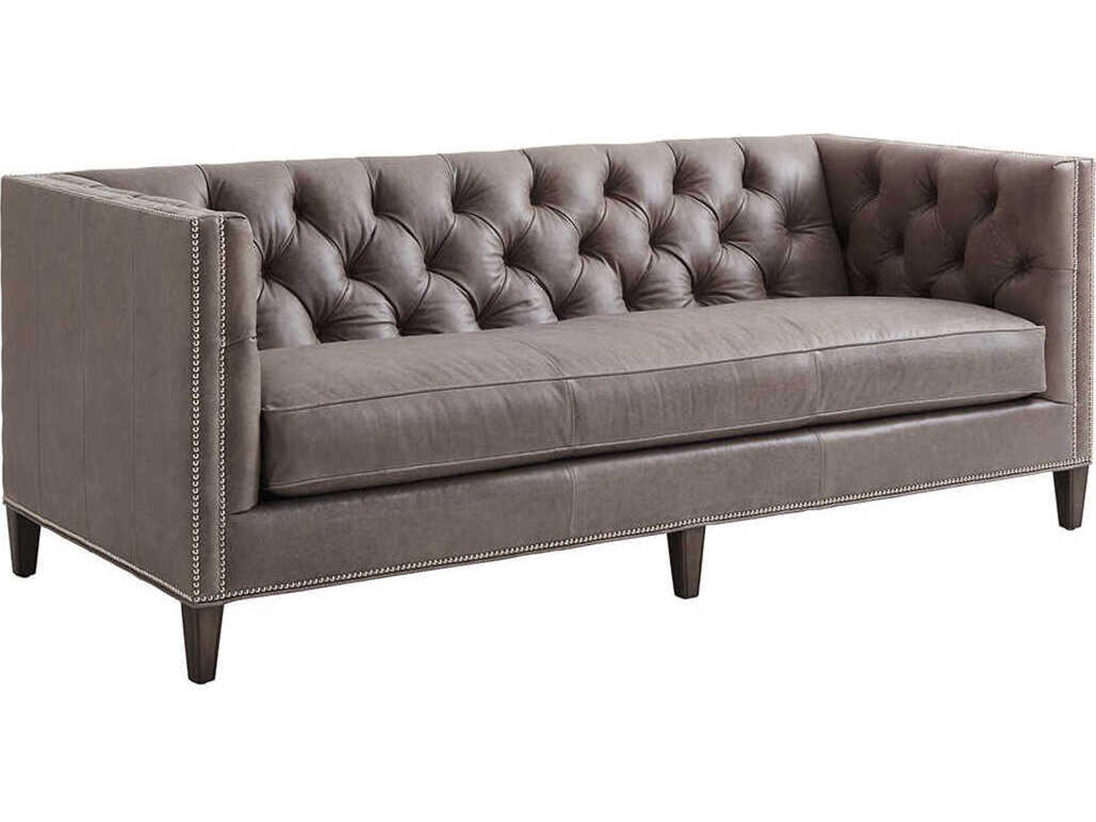 Ariana Misty Leather Sofa