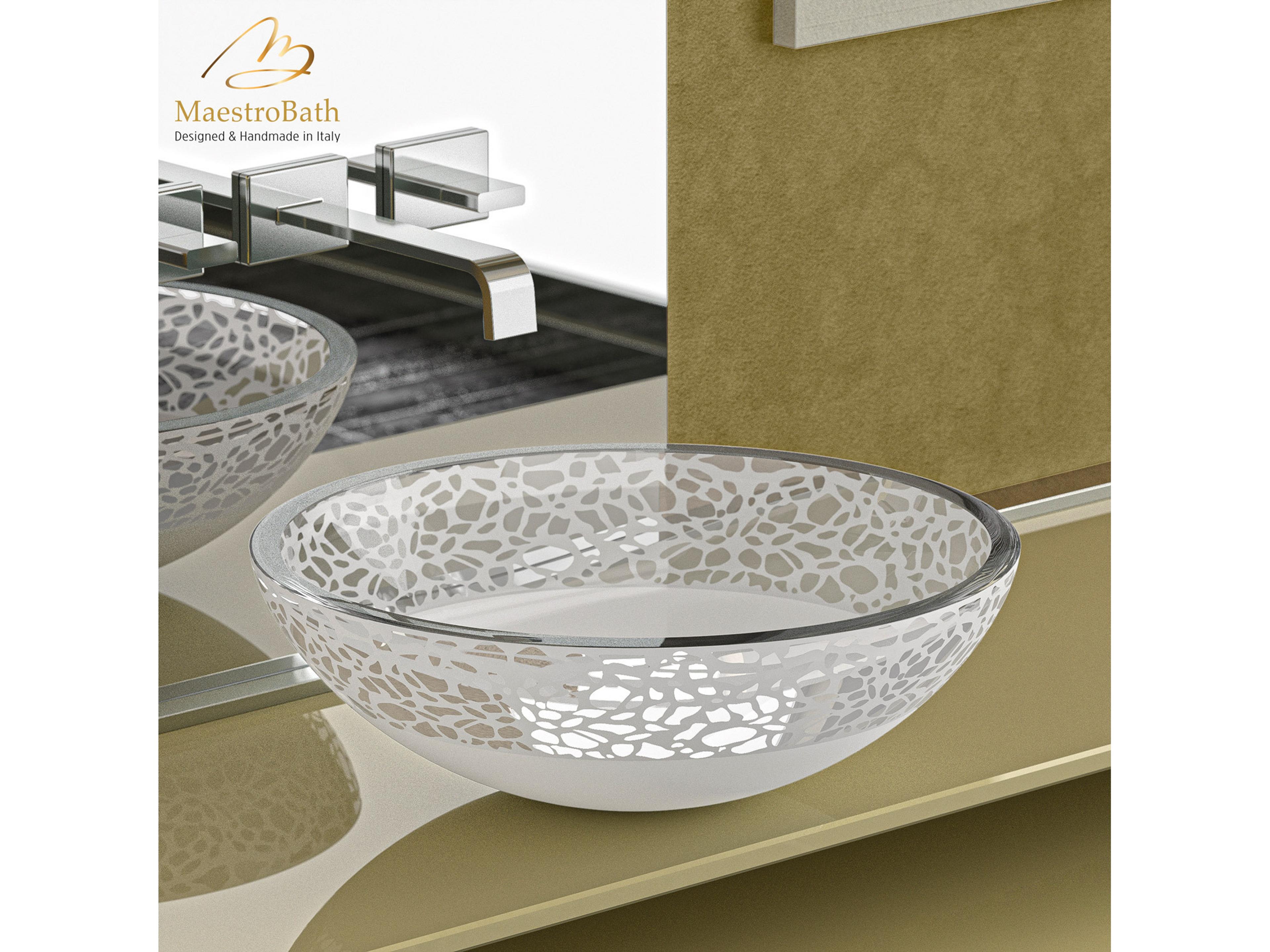 Fiorenza Luxury Crystal Sink  Matte