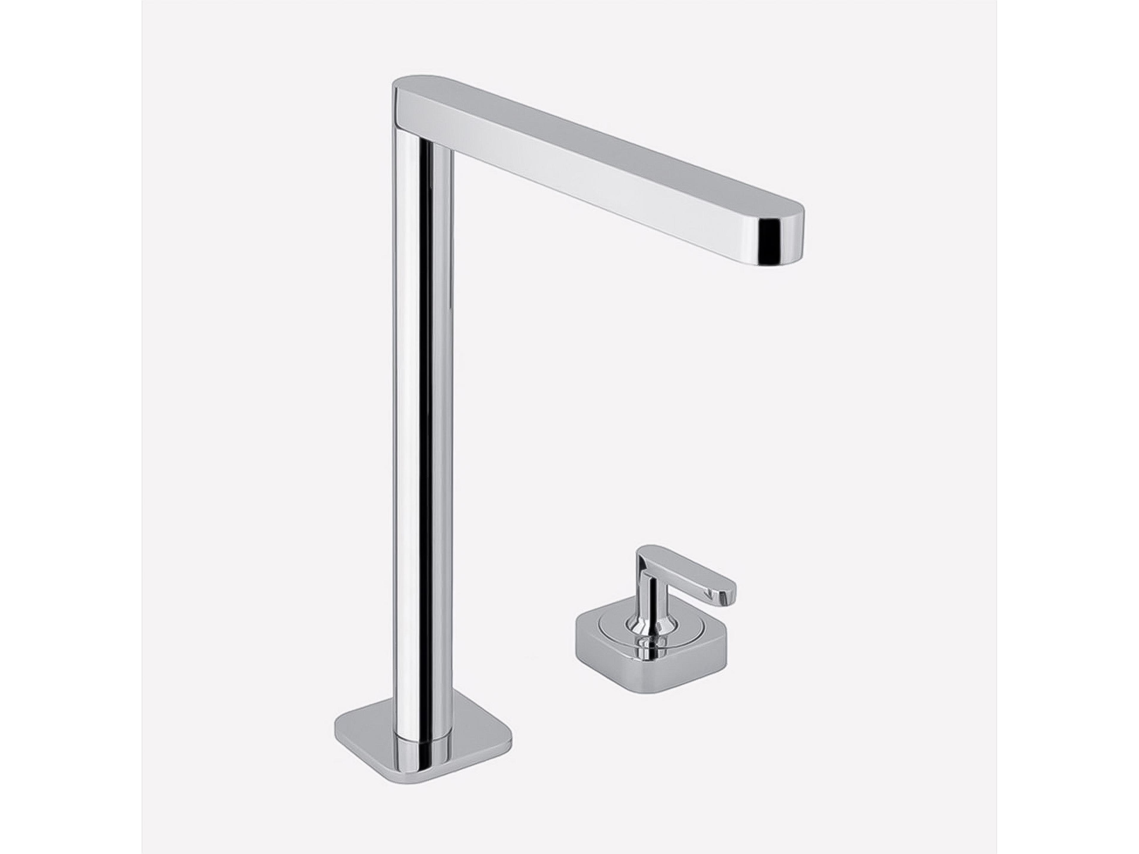 Bramosia Luxury Single Handle Bathroom Sink Faucet  Polished Chrome  High