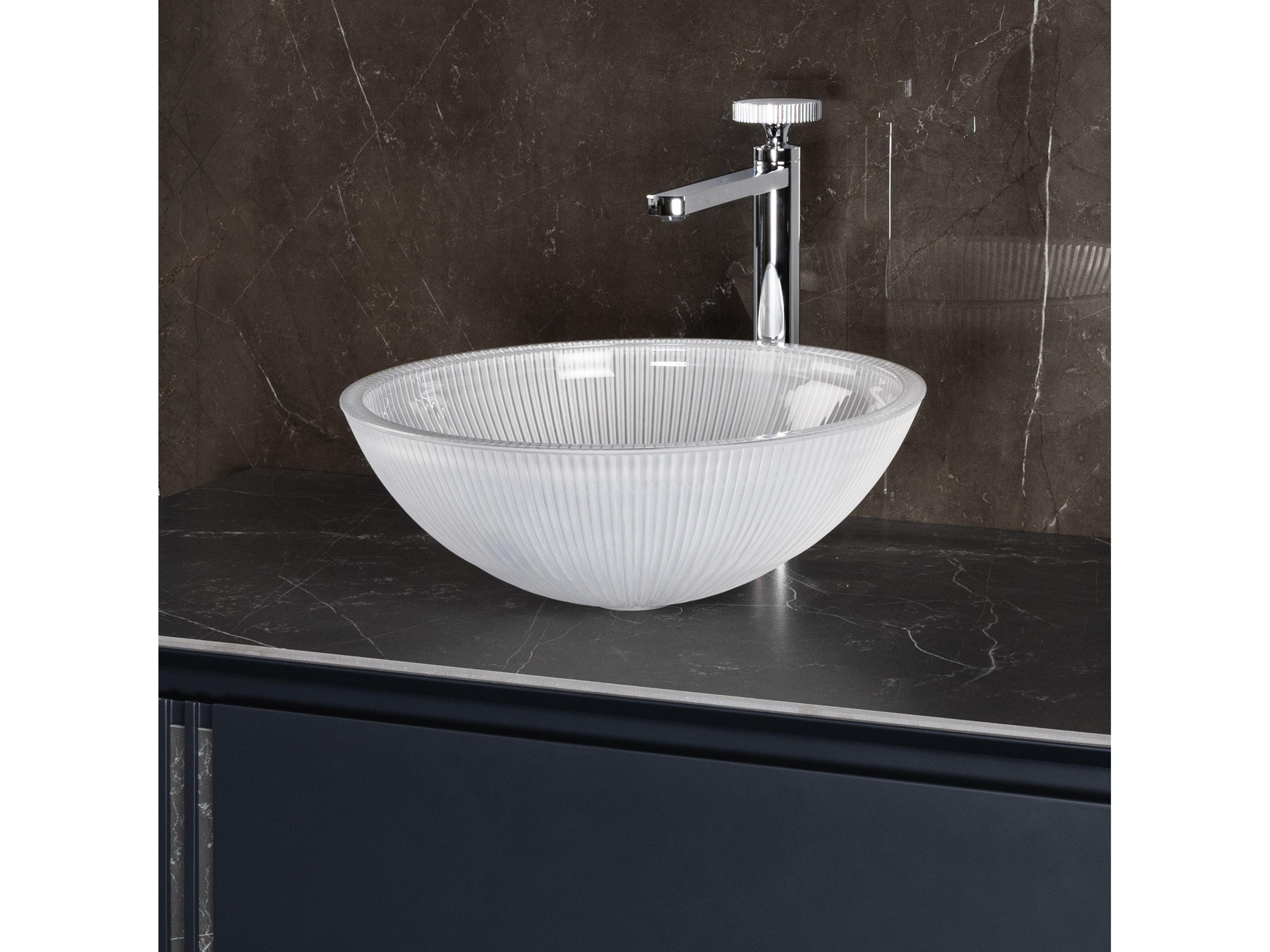 Maestro BathAllegrezza Luxury Round Vessel Sink  White