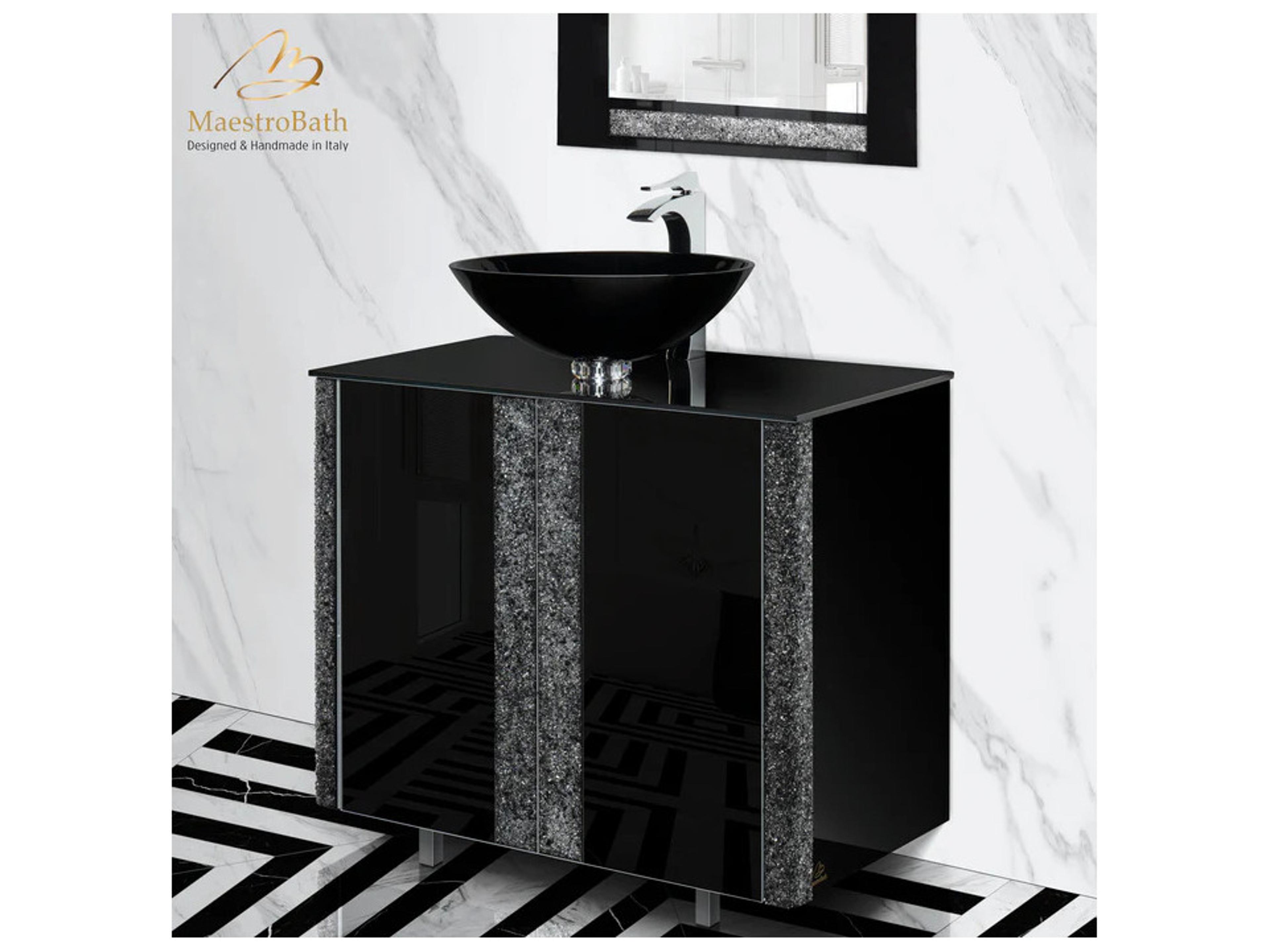 Maestro BathNovella Principe Luxury Crystal Vanity