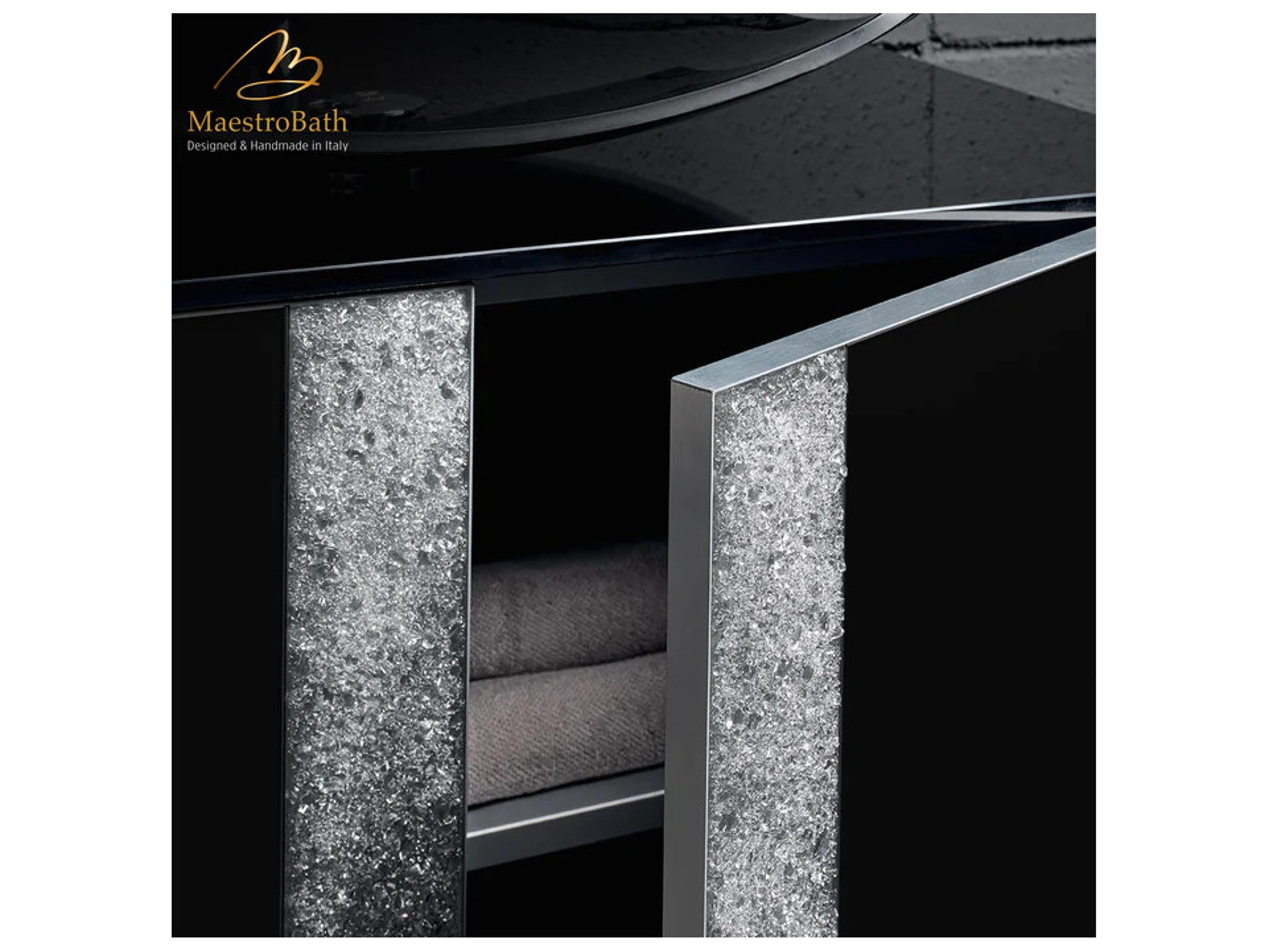 Maestro BathNovella Principe Luxury Crystal Vanity