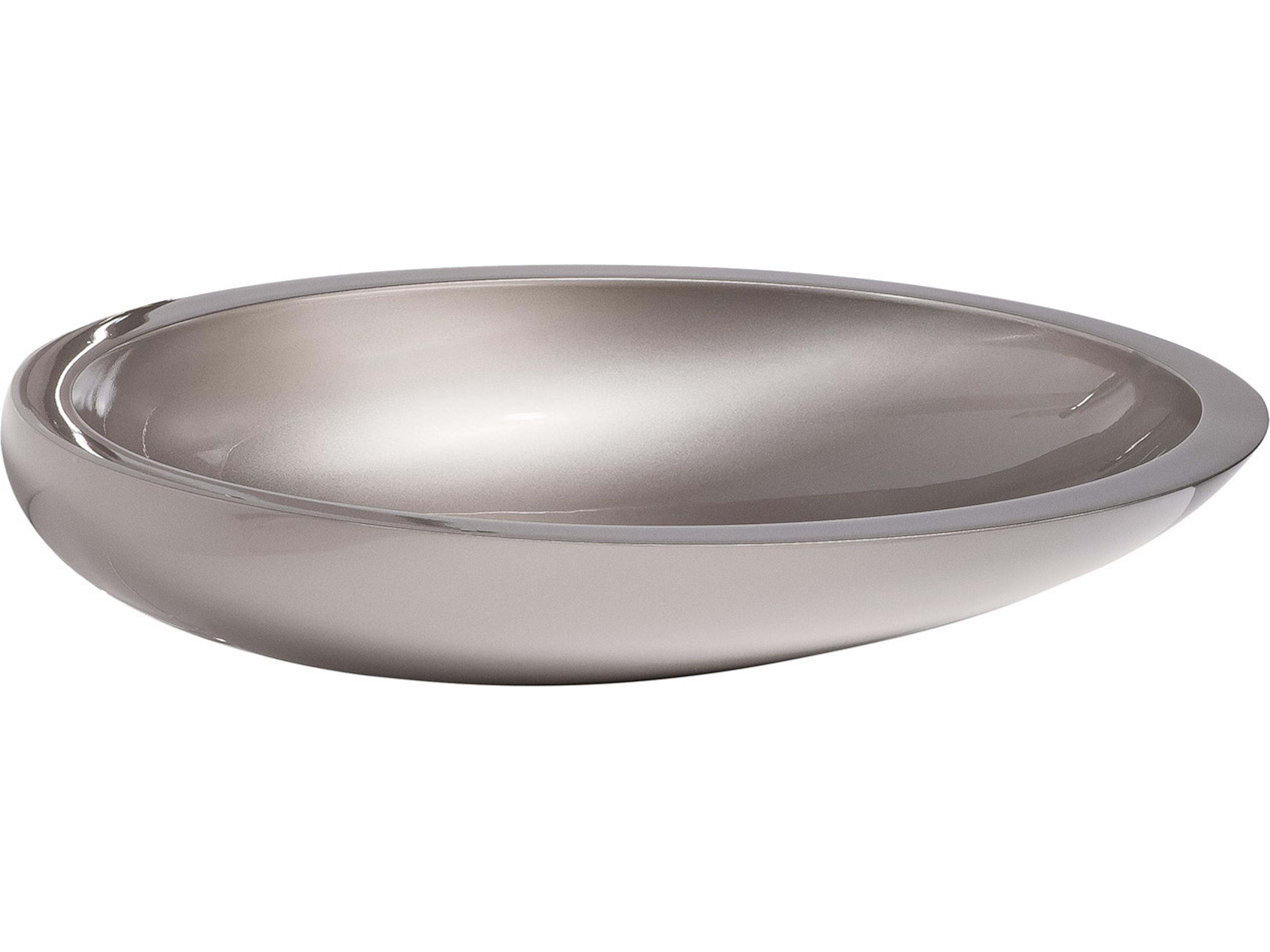 Maestro BathYlenia Cigno Max Vessel Sink  Platinum