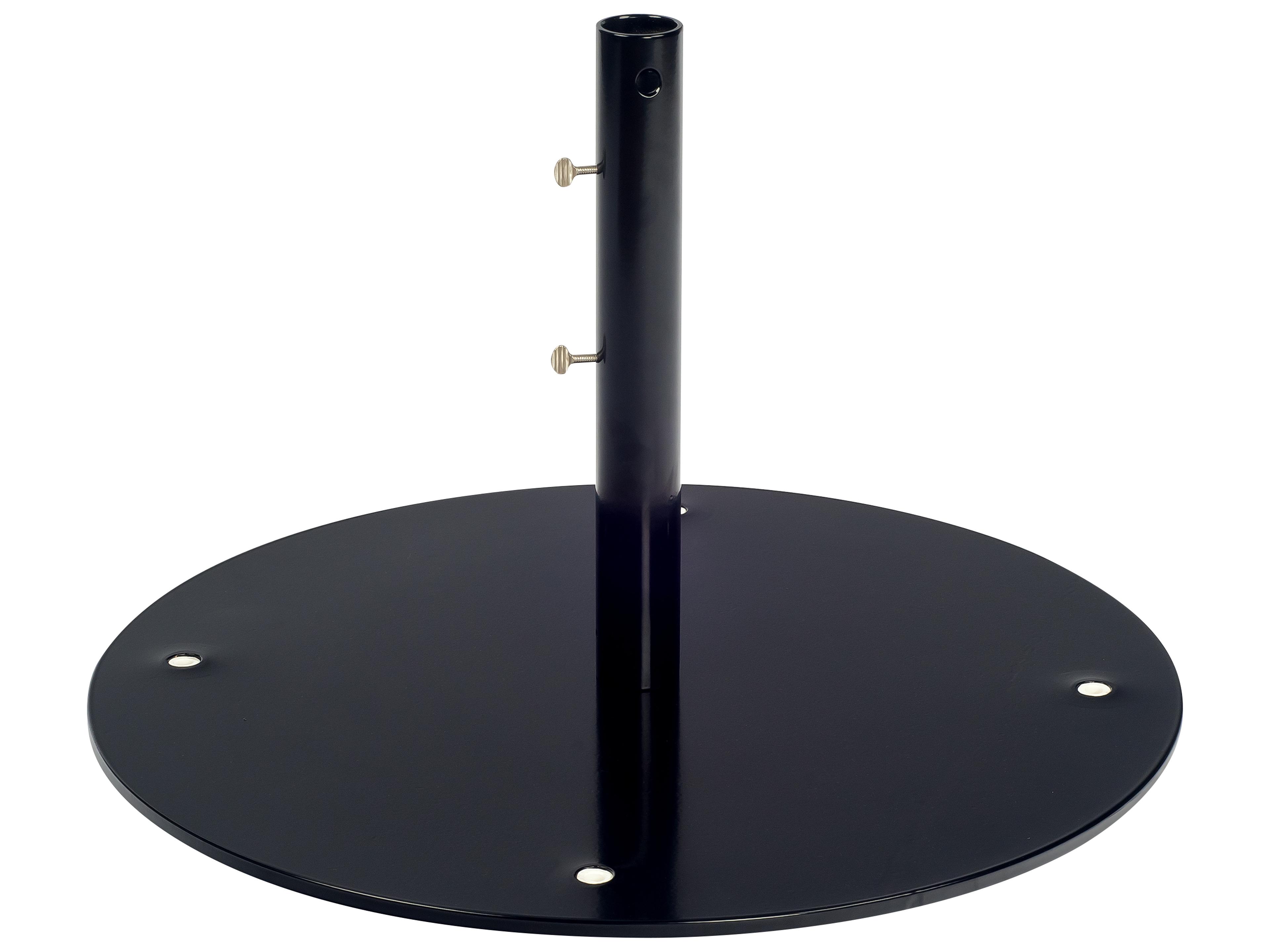 Market Steel Black 24.5 Foot Round Free Standing Umbrella Base
