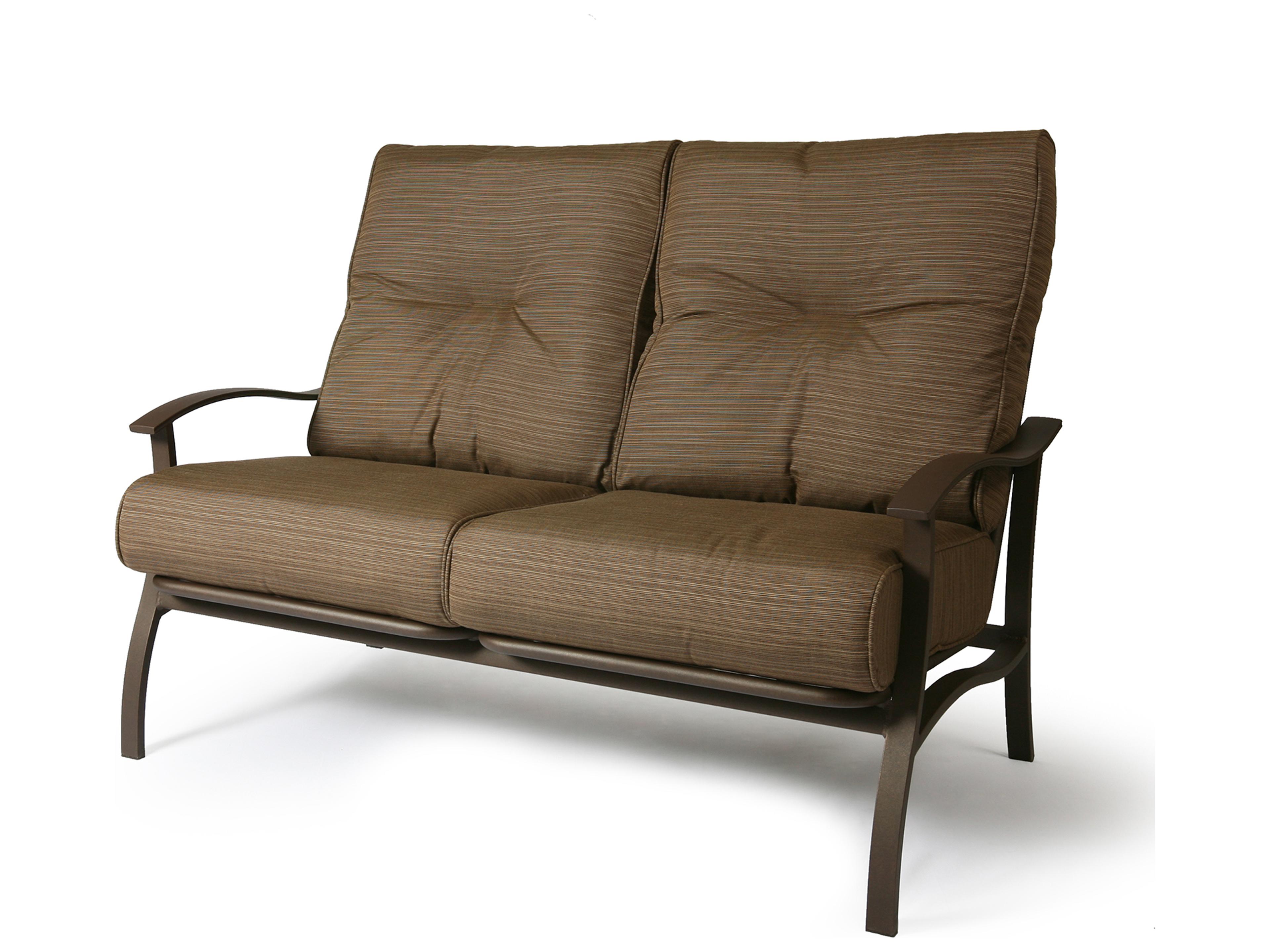 Albany Aluminum Cushion Patio Loveseat
