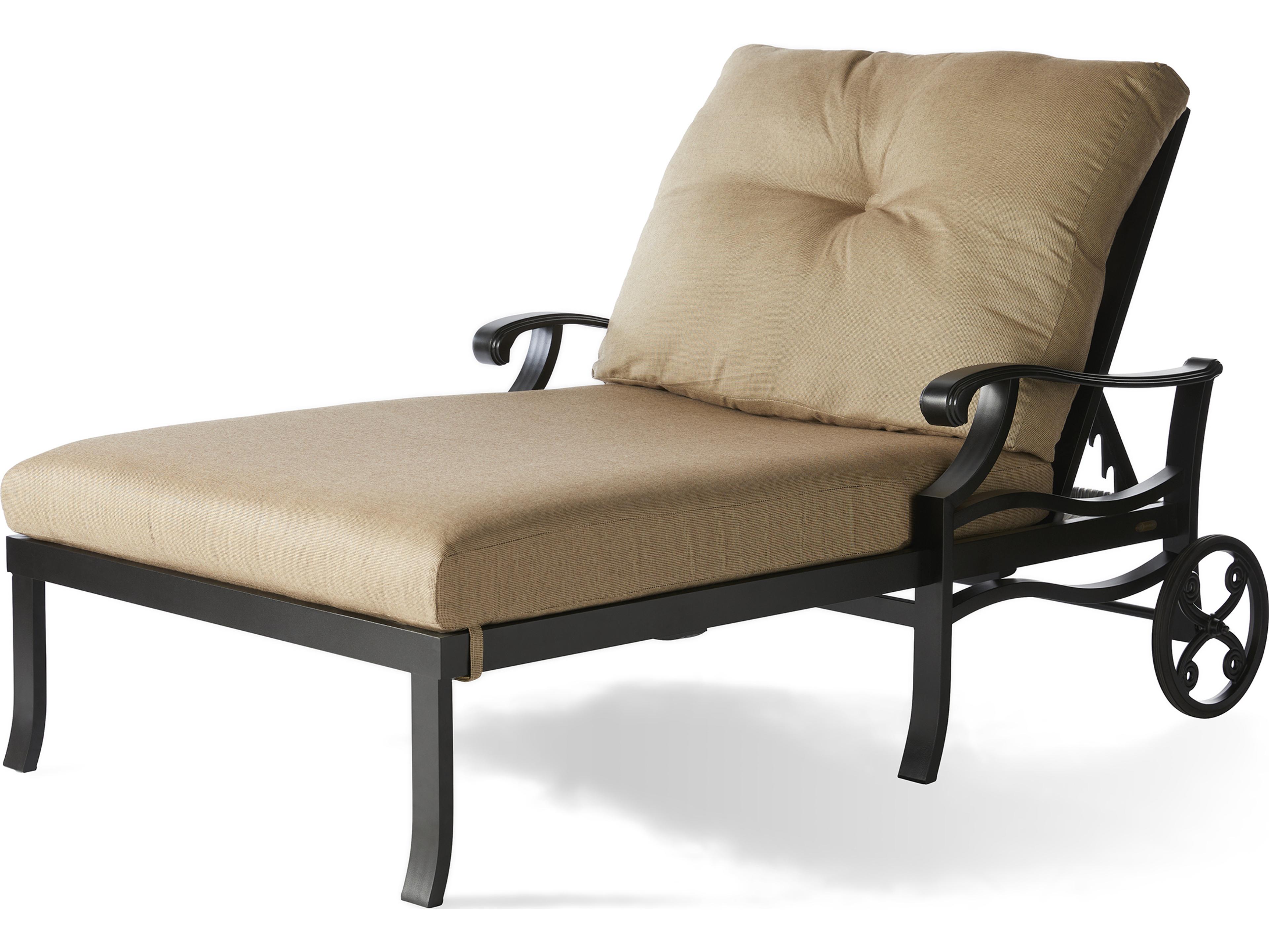 Anthem Cast Aluminum Cushion Outdoor Patio Chaise Lounge