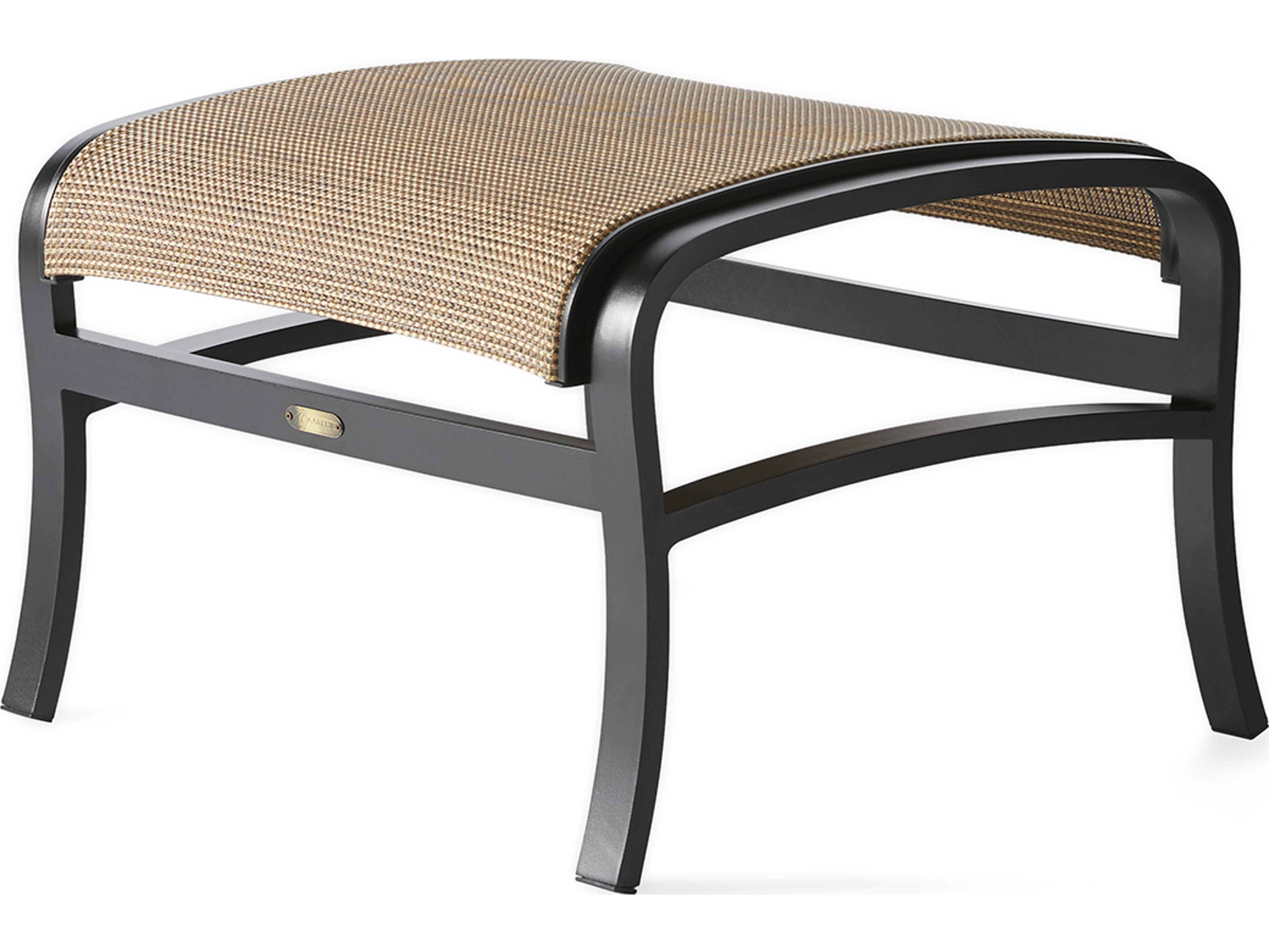 Georgetown Sling Aluminum Patio Ottoman