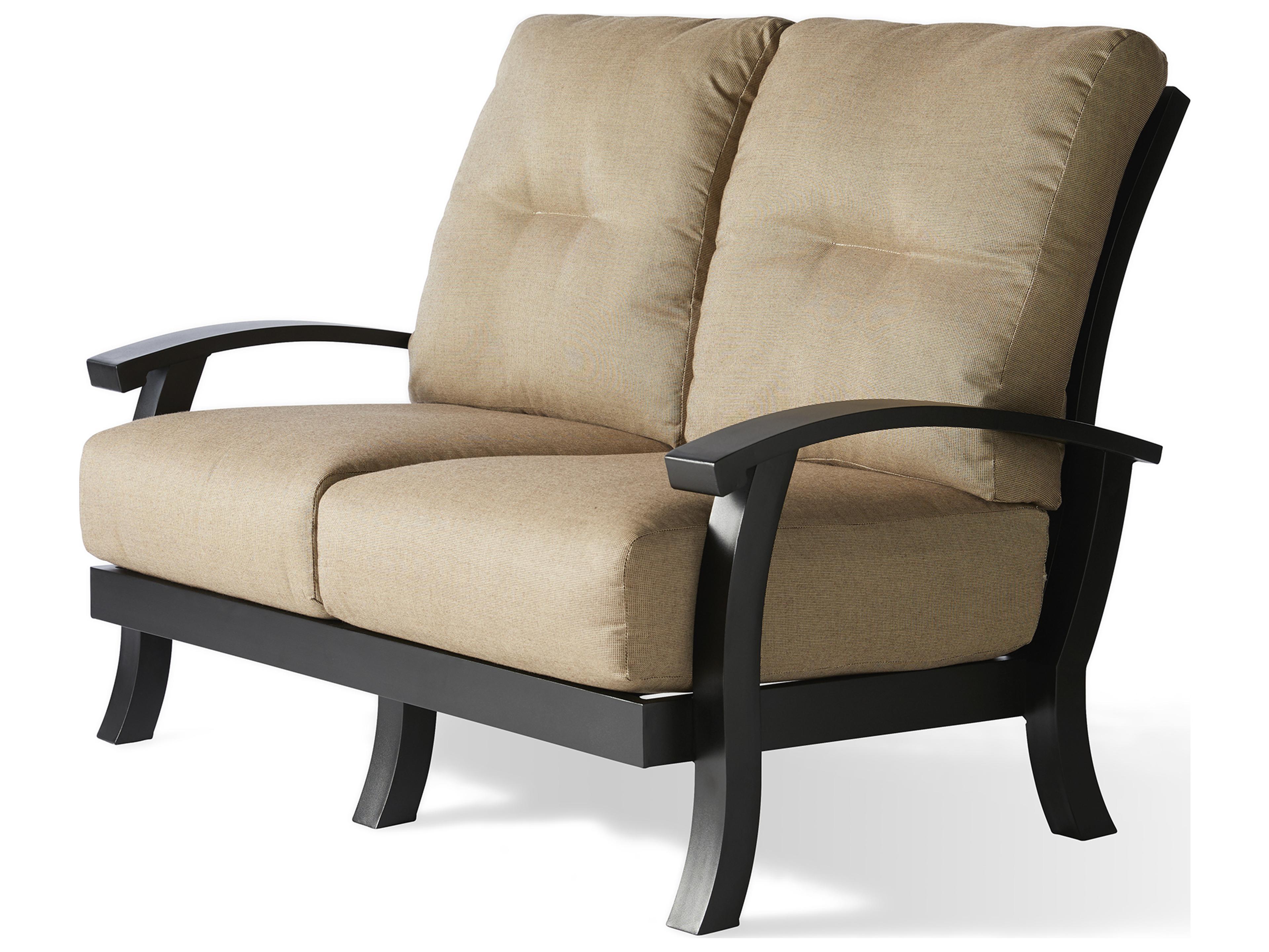 Georgetown Cushion Aluminum Outdoor Loveseat