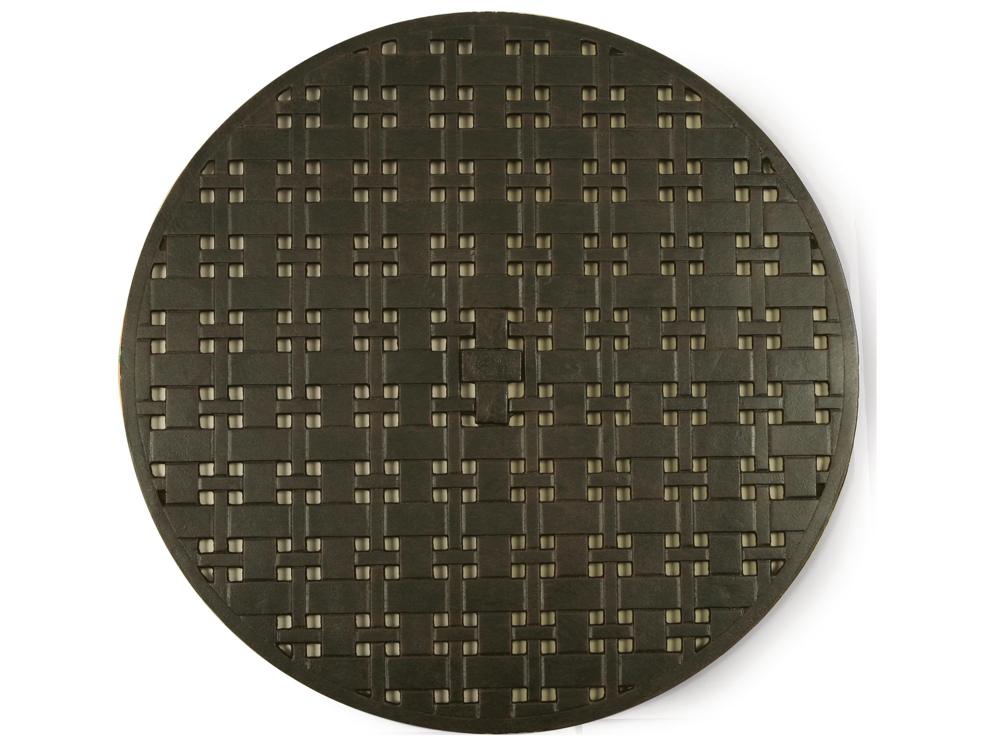 Firepit Accessories Round Cast Burner Cover