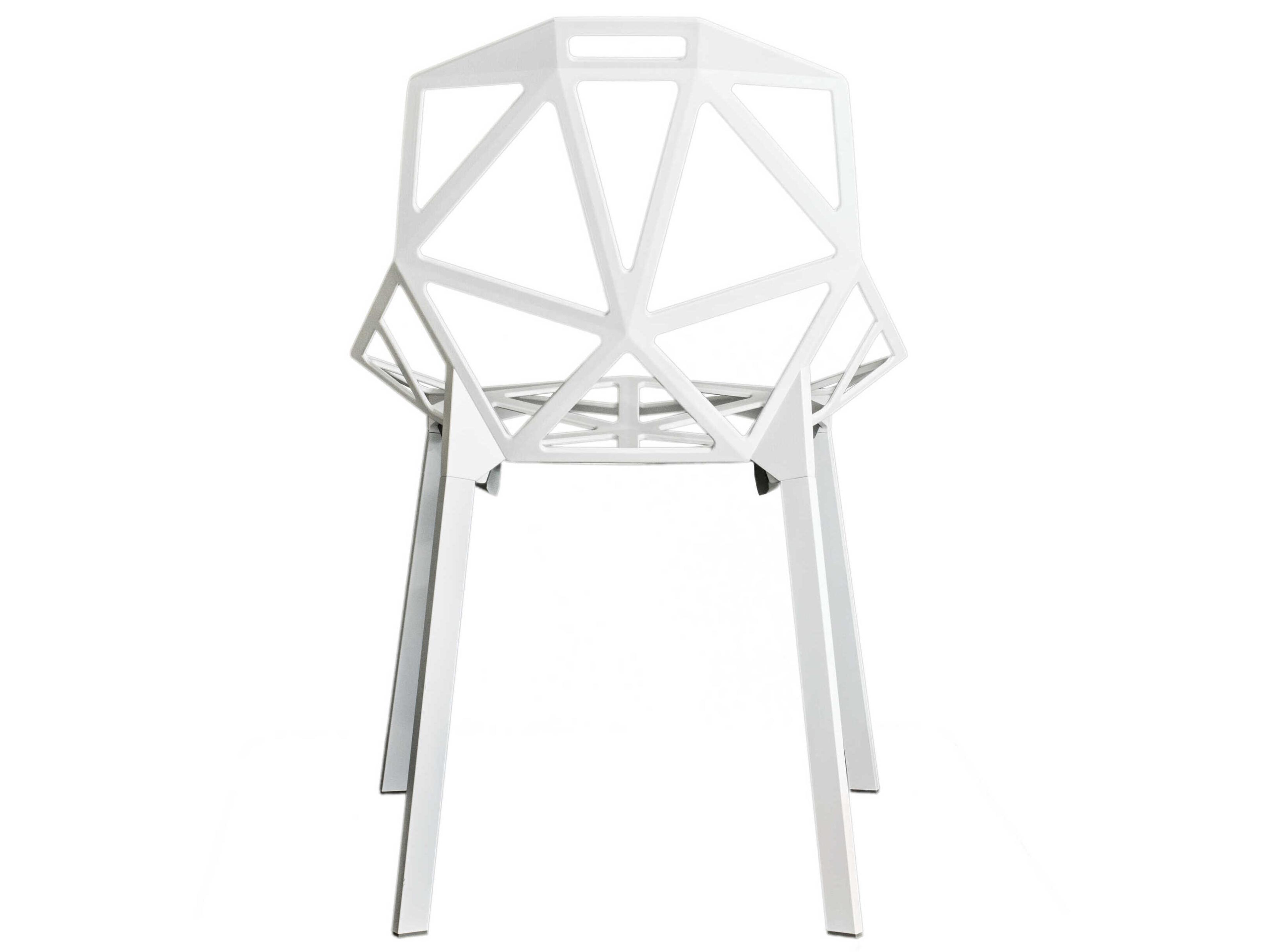 Magis Outdoor Chair One White Aluminum Metal Dining
