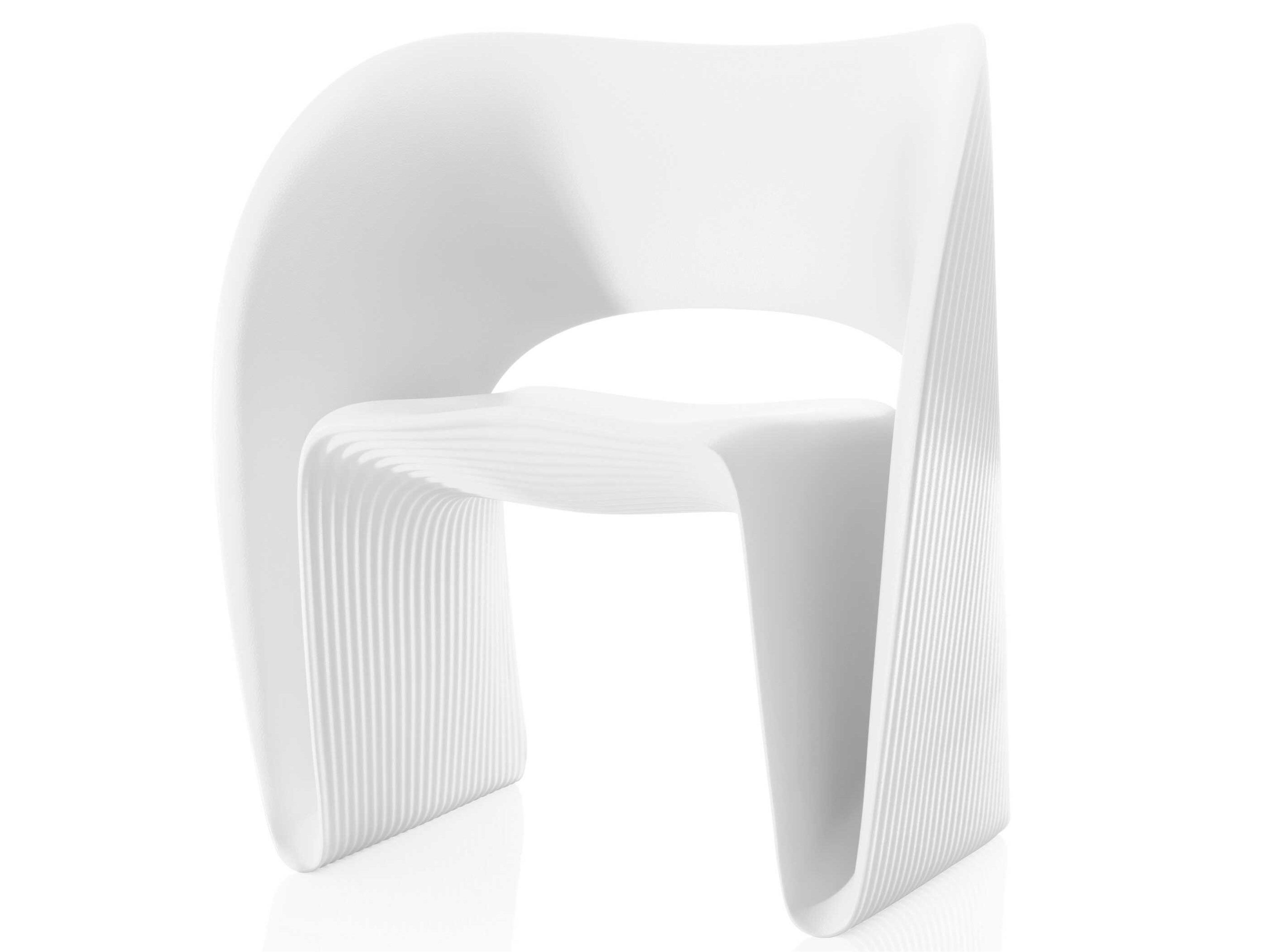 Raviolo White Polypropylene Lounge Chair