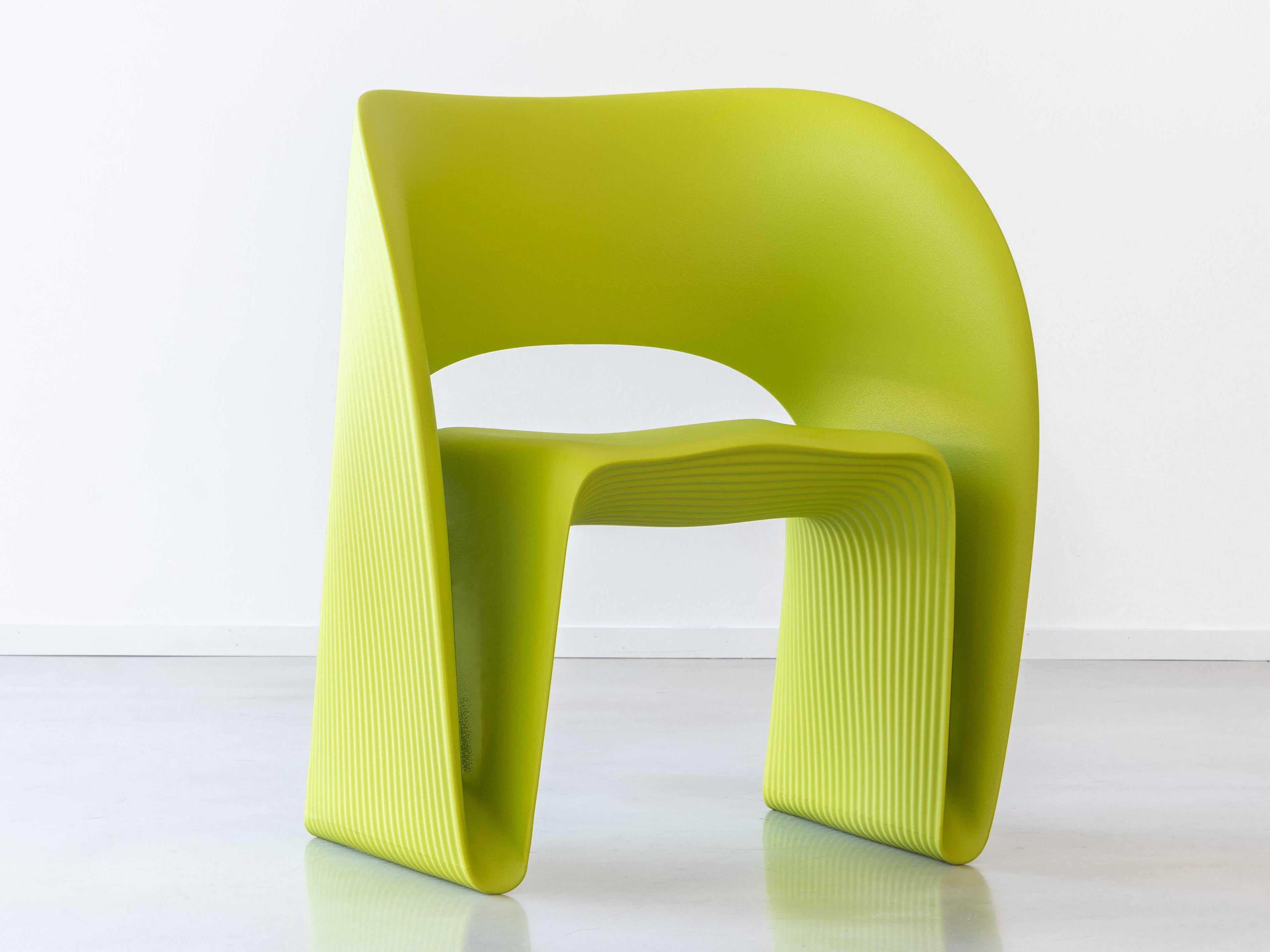 Magis Outdoor Raviolo Green Pistachio Polypropylene Lounge Chair