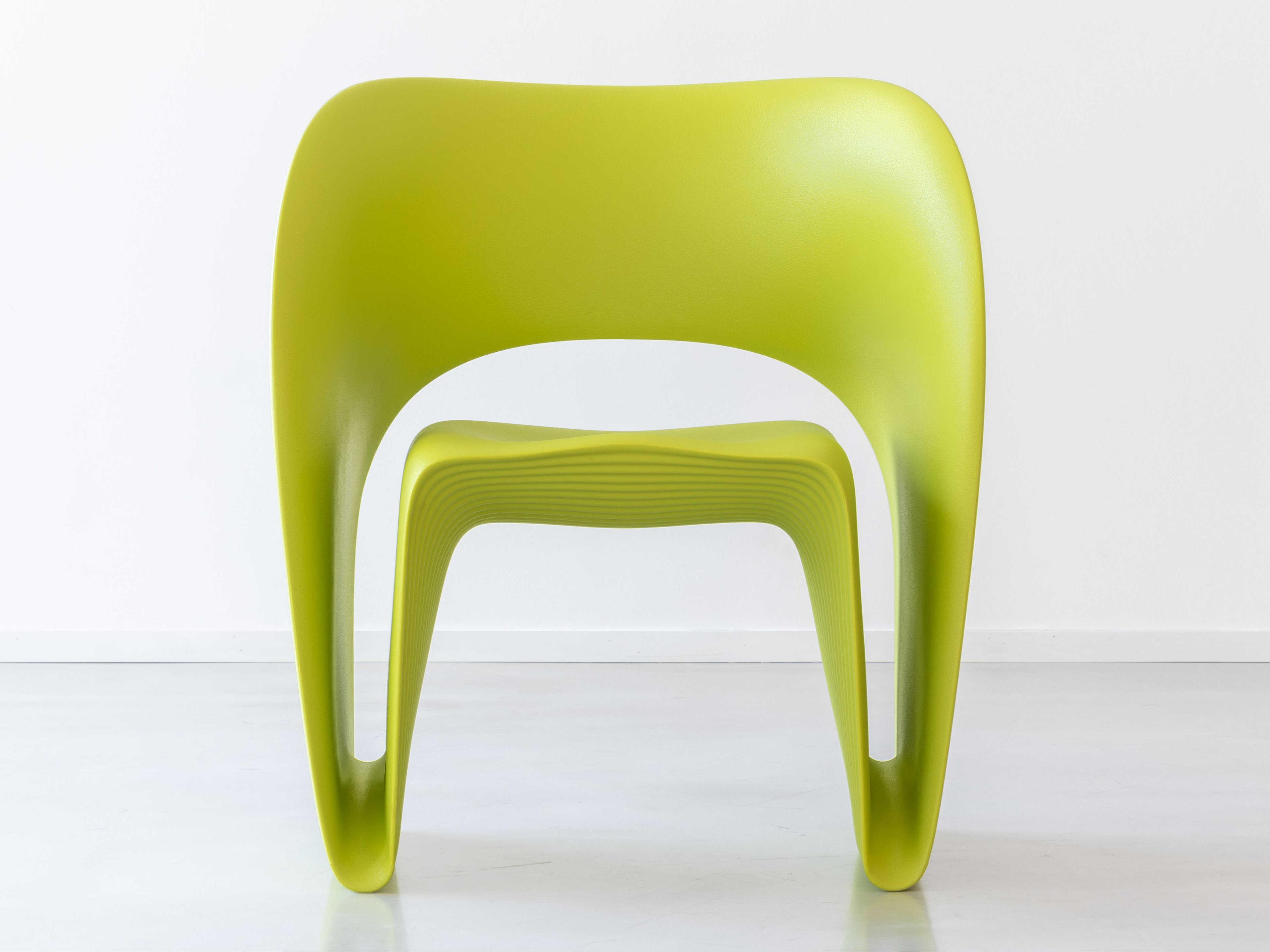 Magis Outdoor Raviolo Green Pistachio Polypropylene Lounge Chair