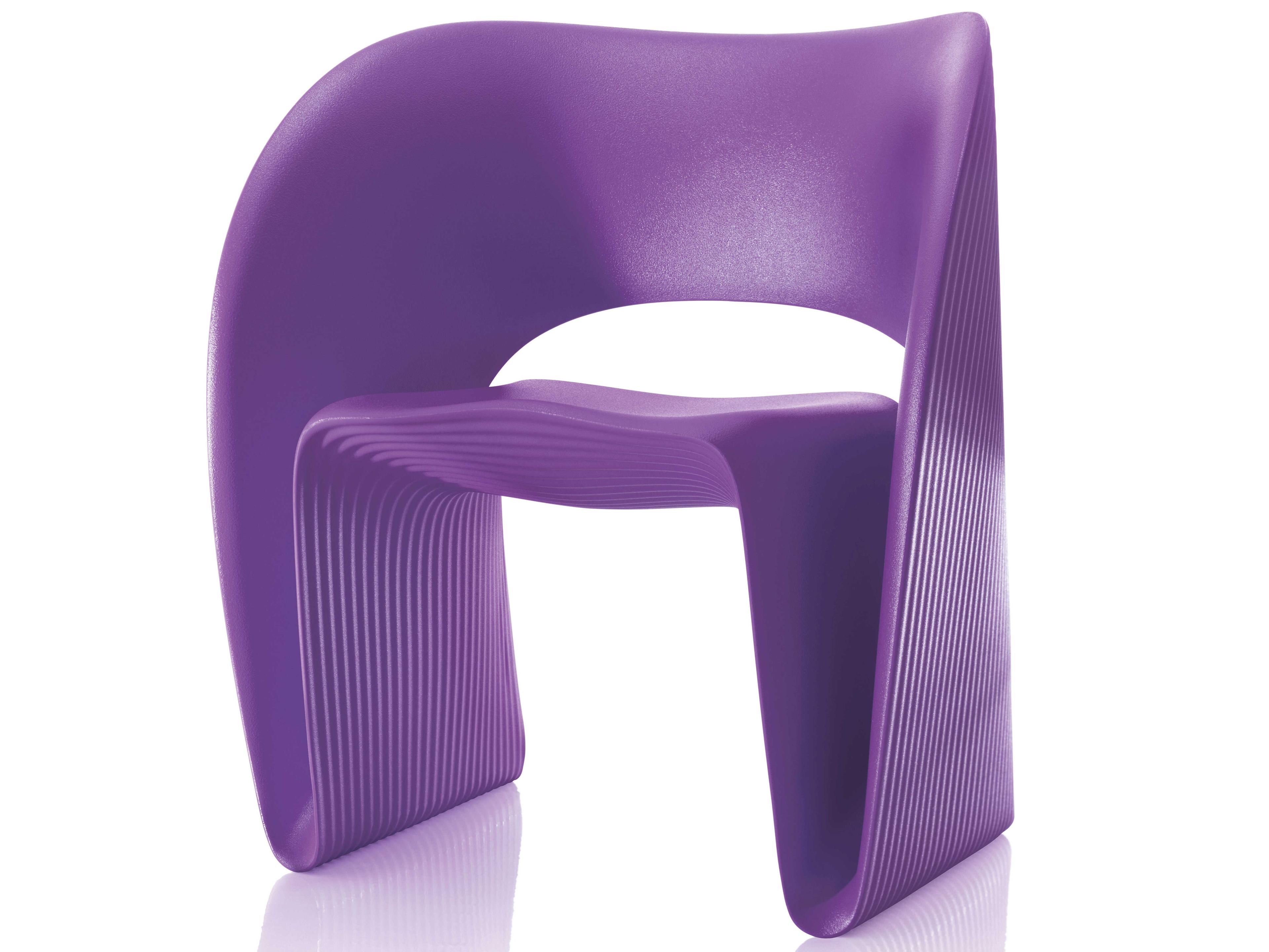 Raviolo Purple Polypropylene Lounge Chair