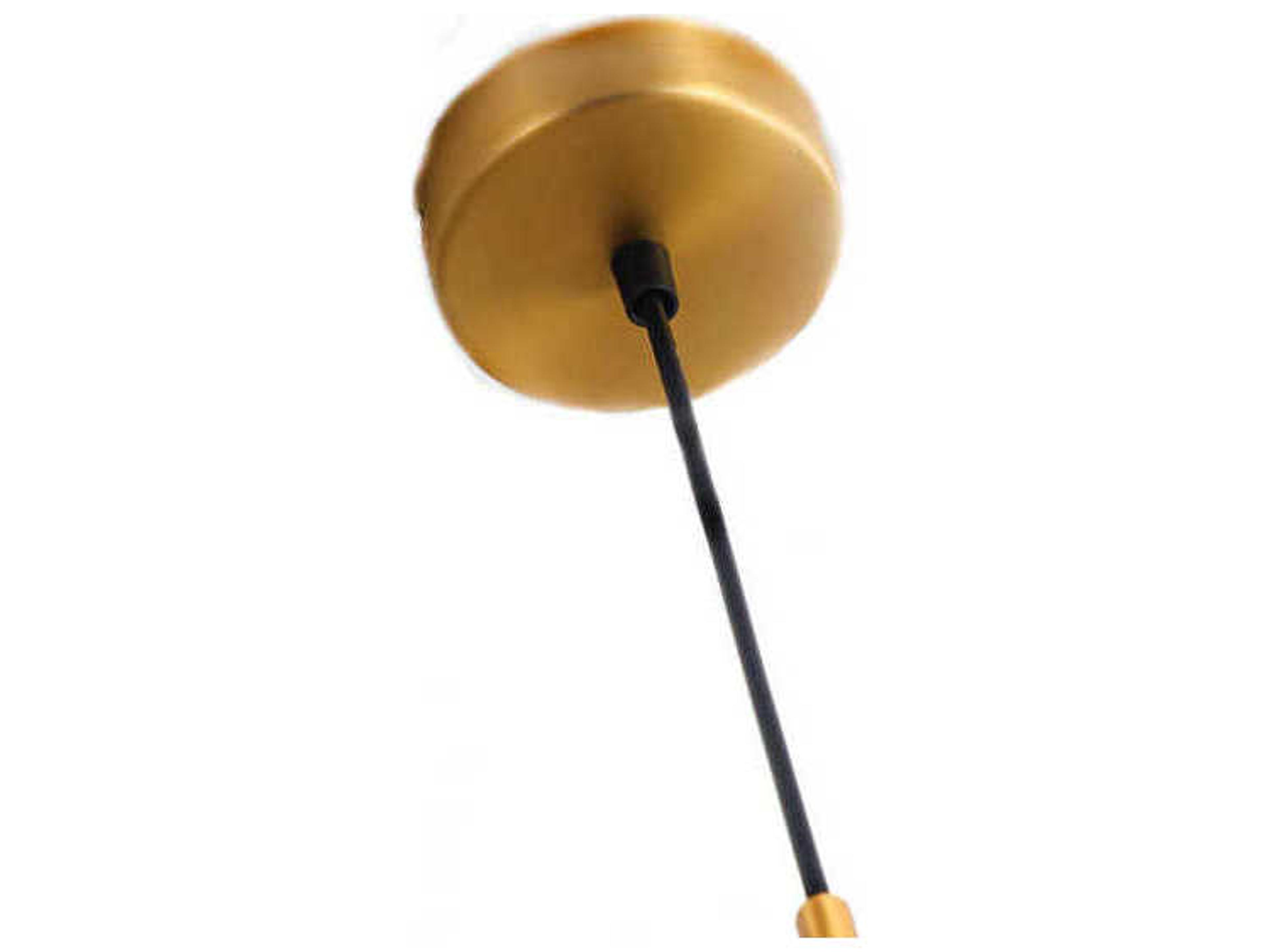 Mobital Nebula 4-Light Brass Geometric Chandelier