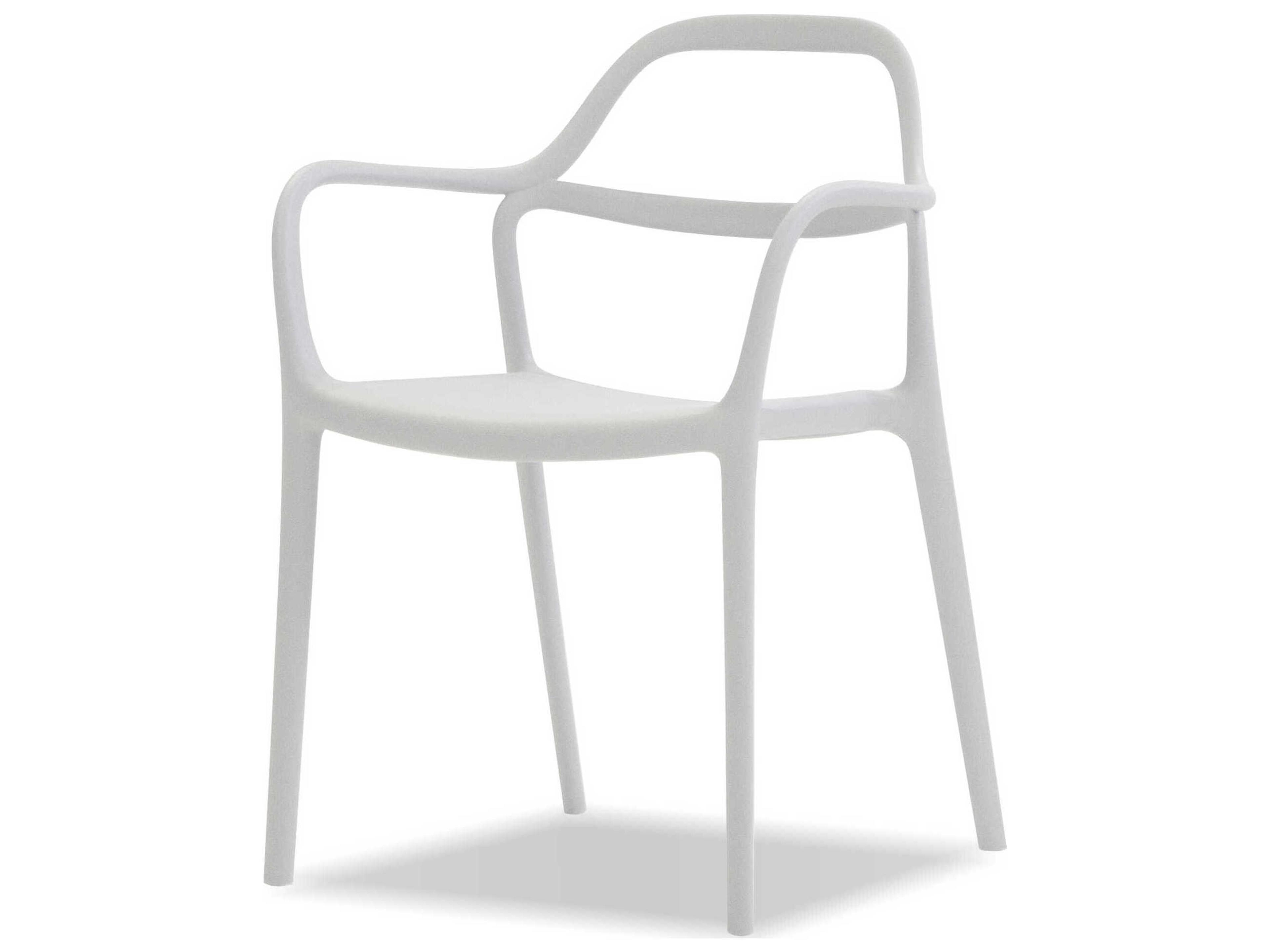Chewie White Arm Dining Chair Set of 4