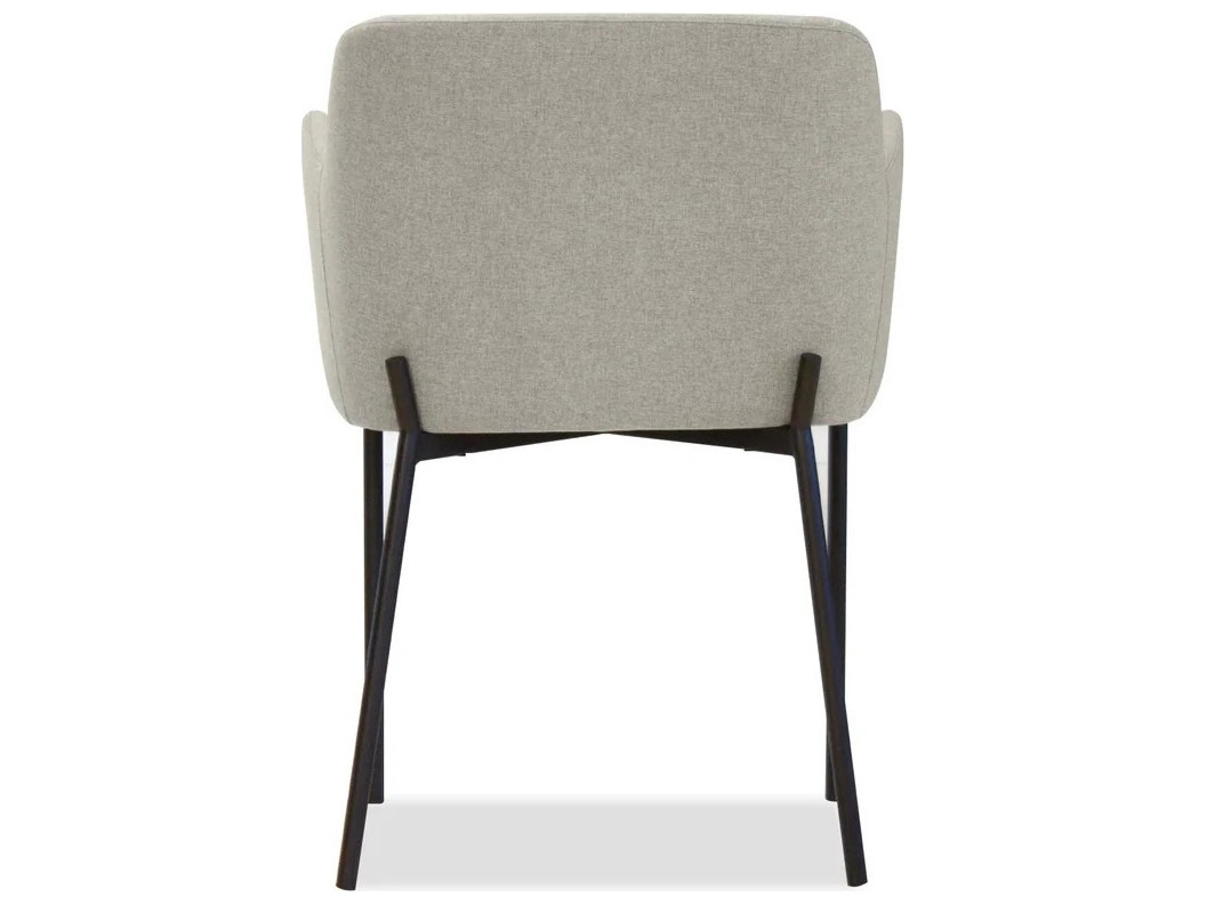 Mobital Coz Gray Upholstered Arm Dining Chair