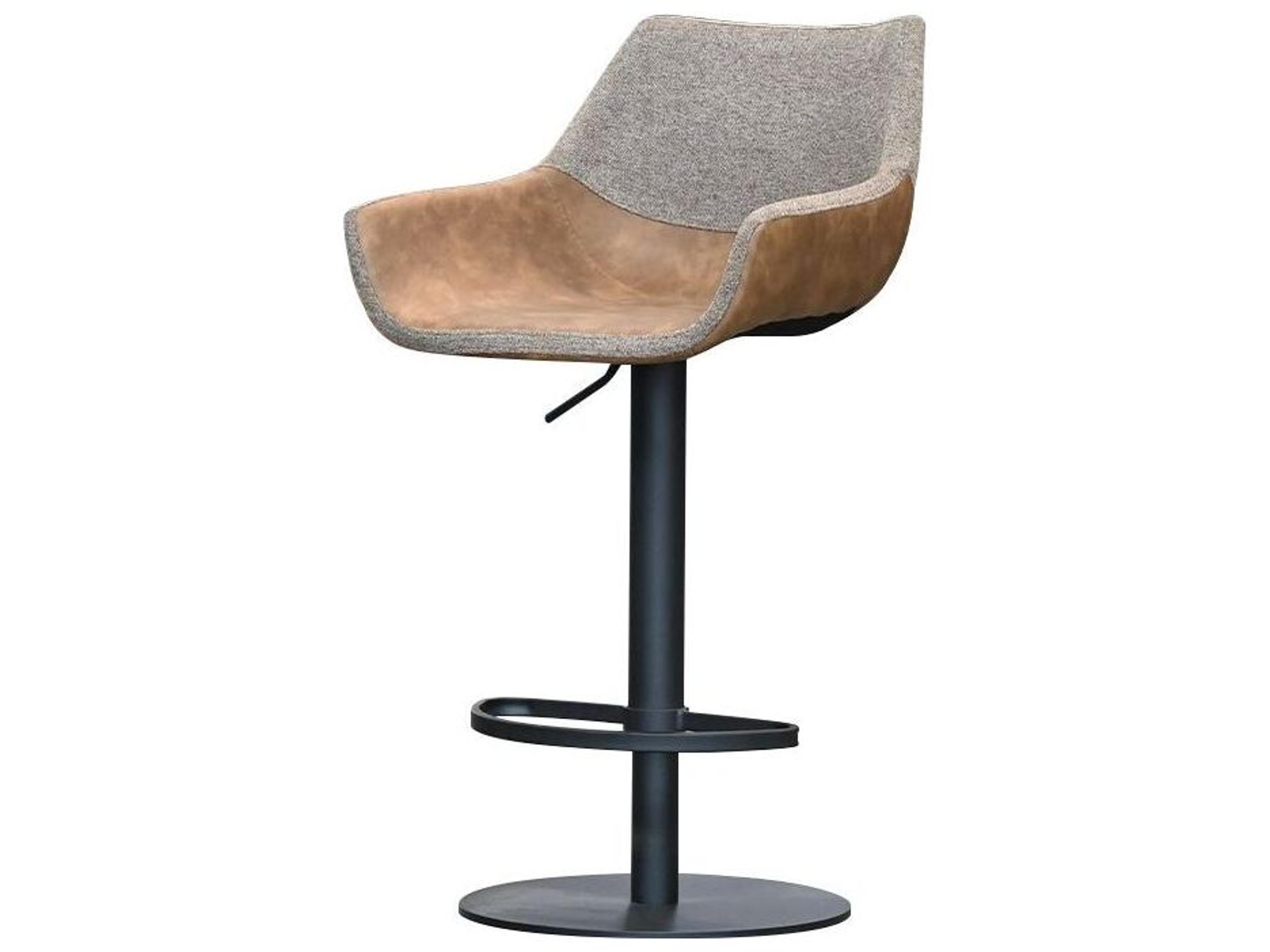 Colt Faux Leather Adjustable Bar Stool