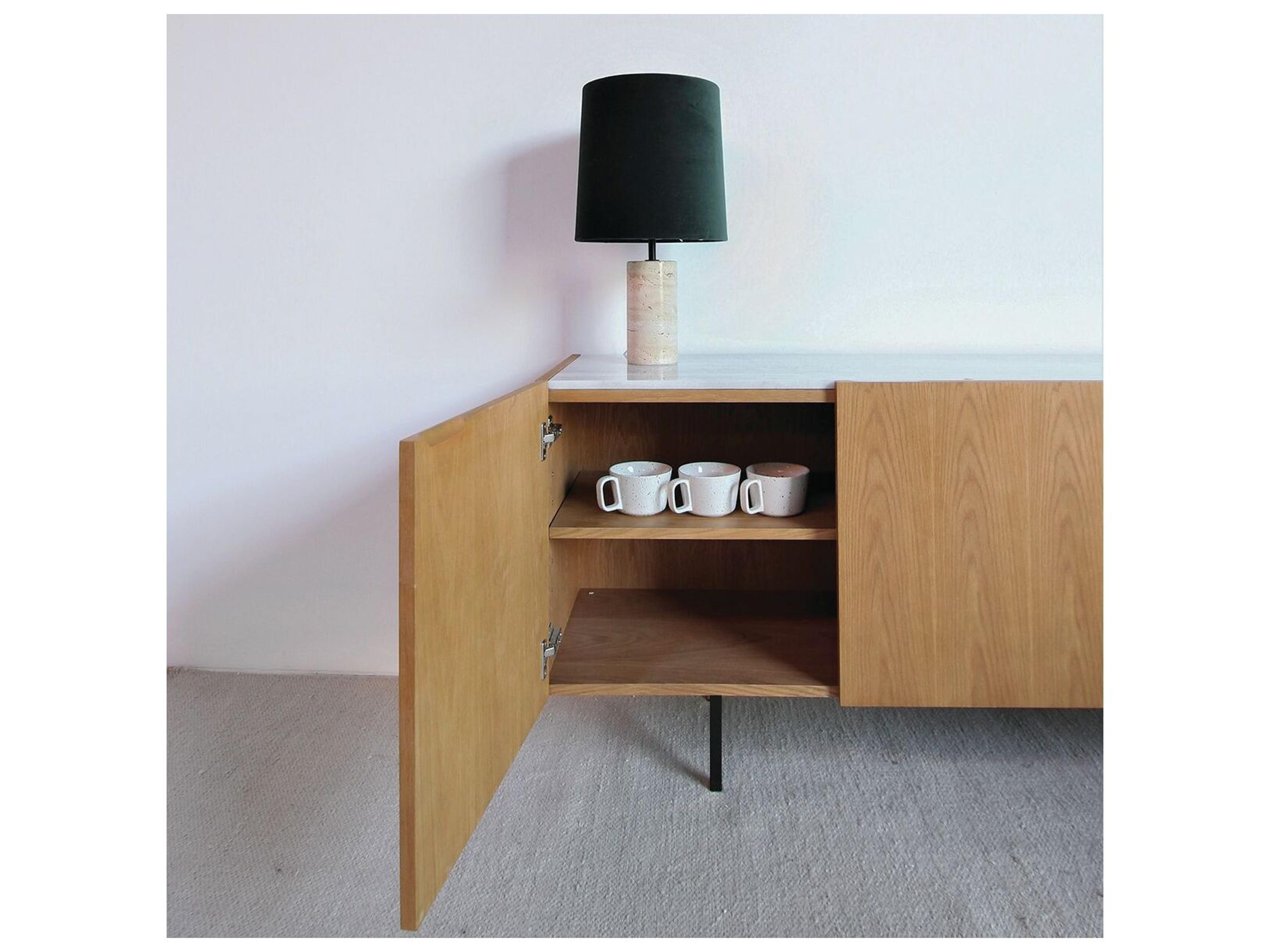 Mobital Calvin White Oak 79" Rectangular Sideboard