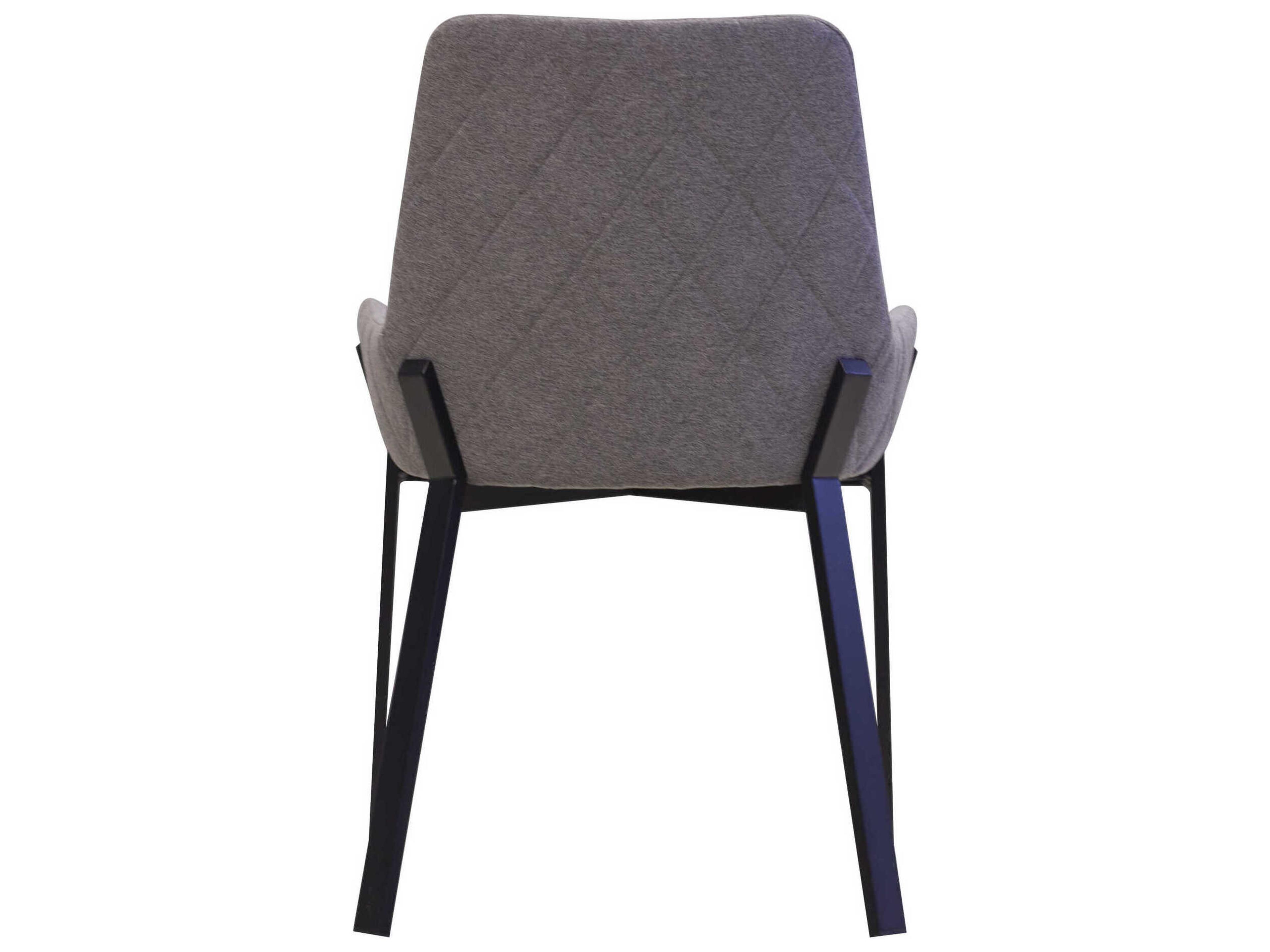 Mobital Benson Black Upholstered Arm Dining Chair