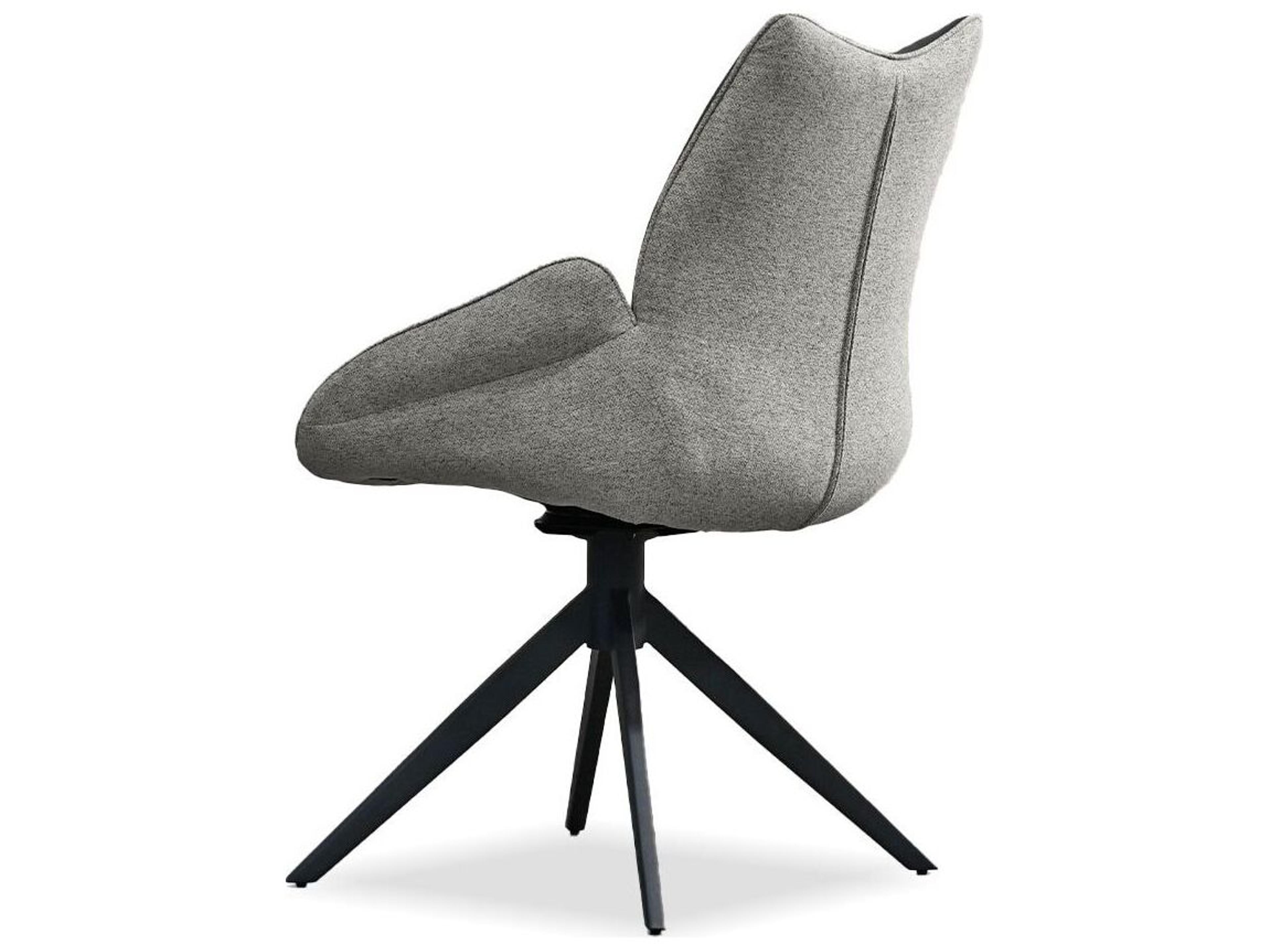 Mobital Gian Black Upholstered Arm Dining Chair