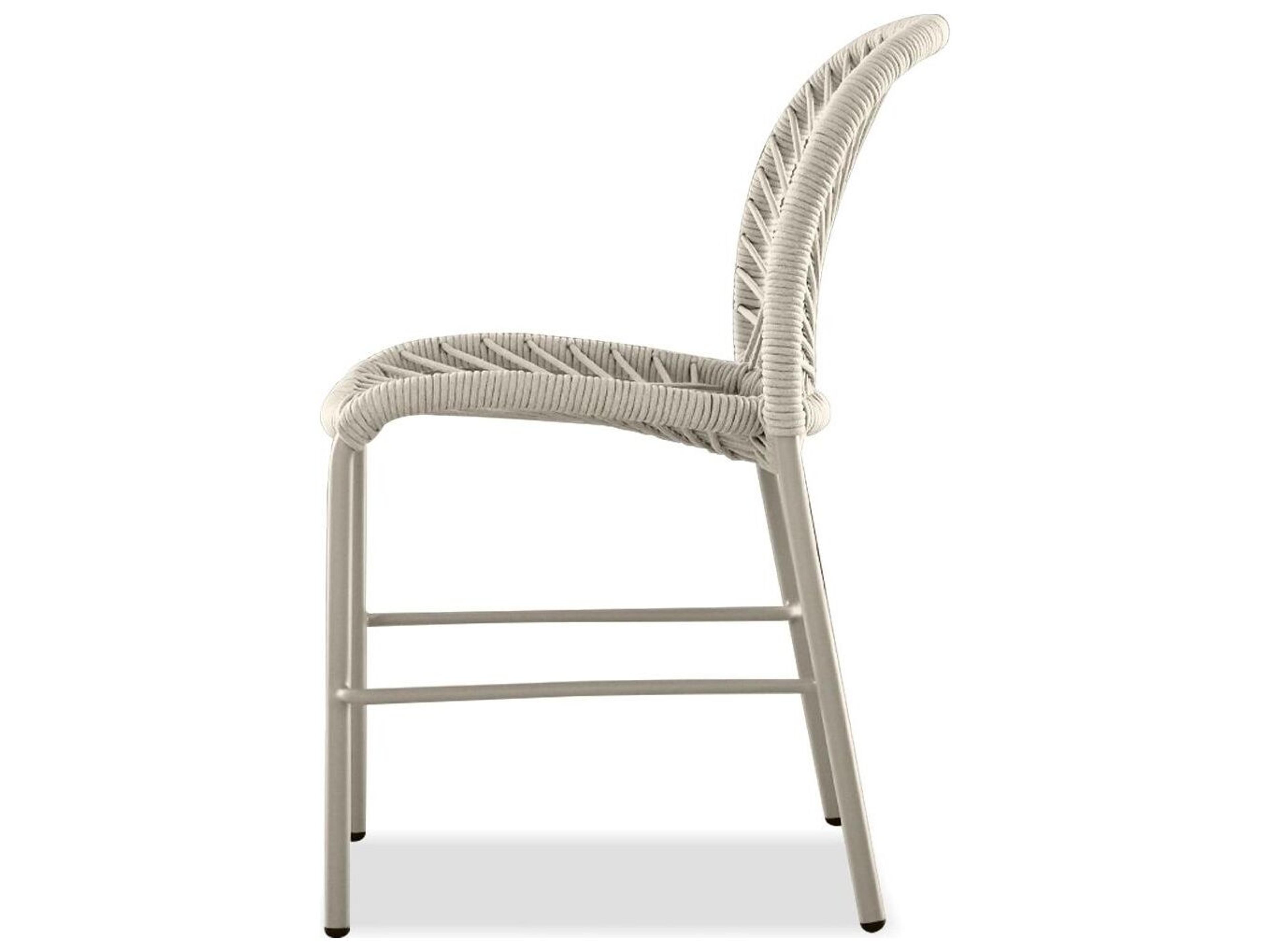 Mobital Kamari White Armless Dining Chair
