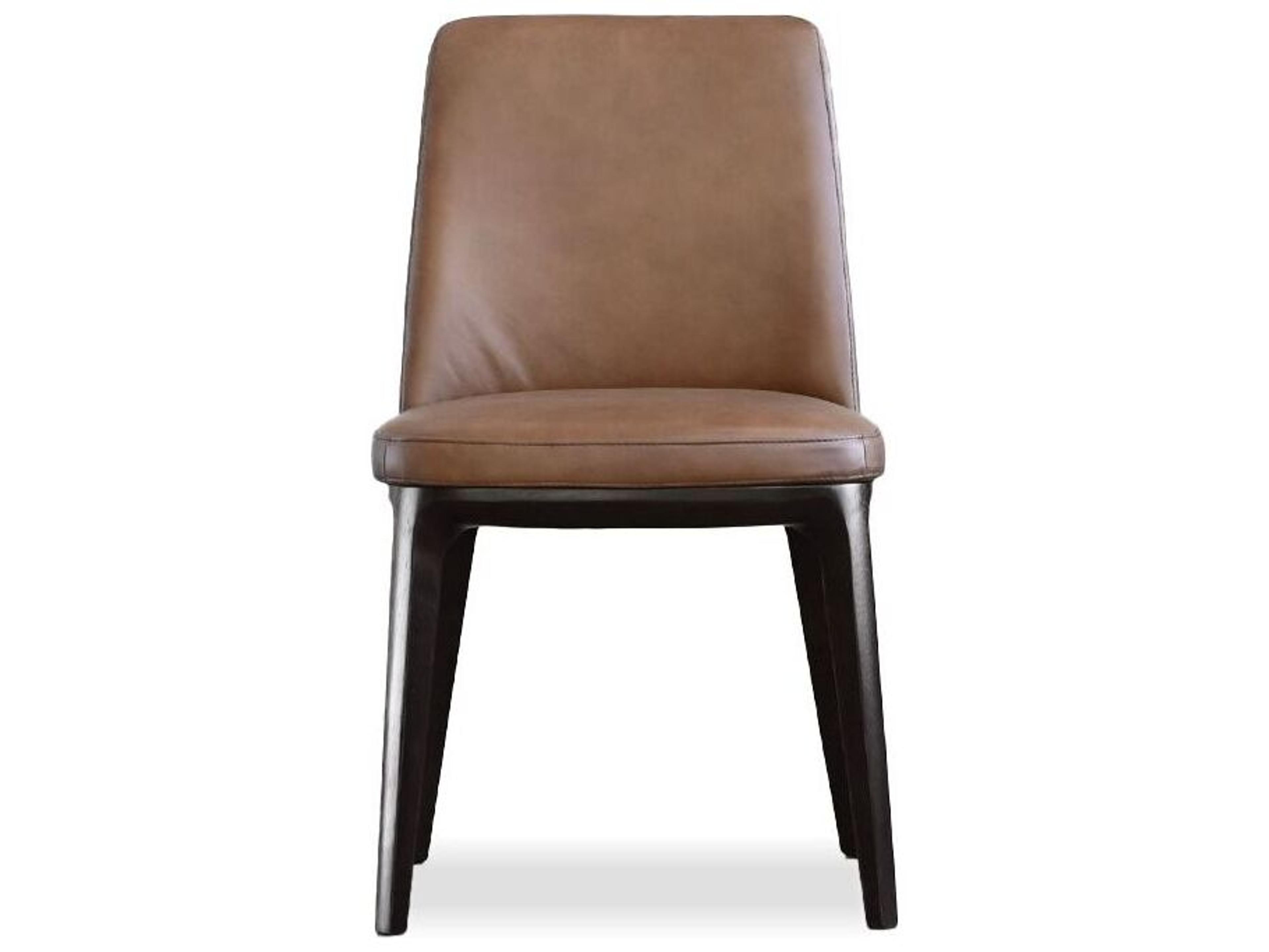 Mobital Maven Brown Leather Armless Dining Chair