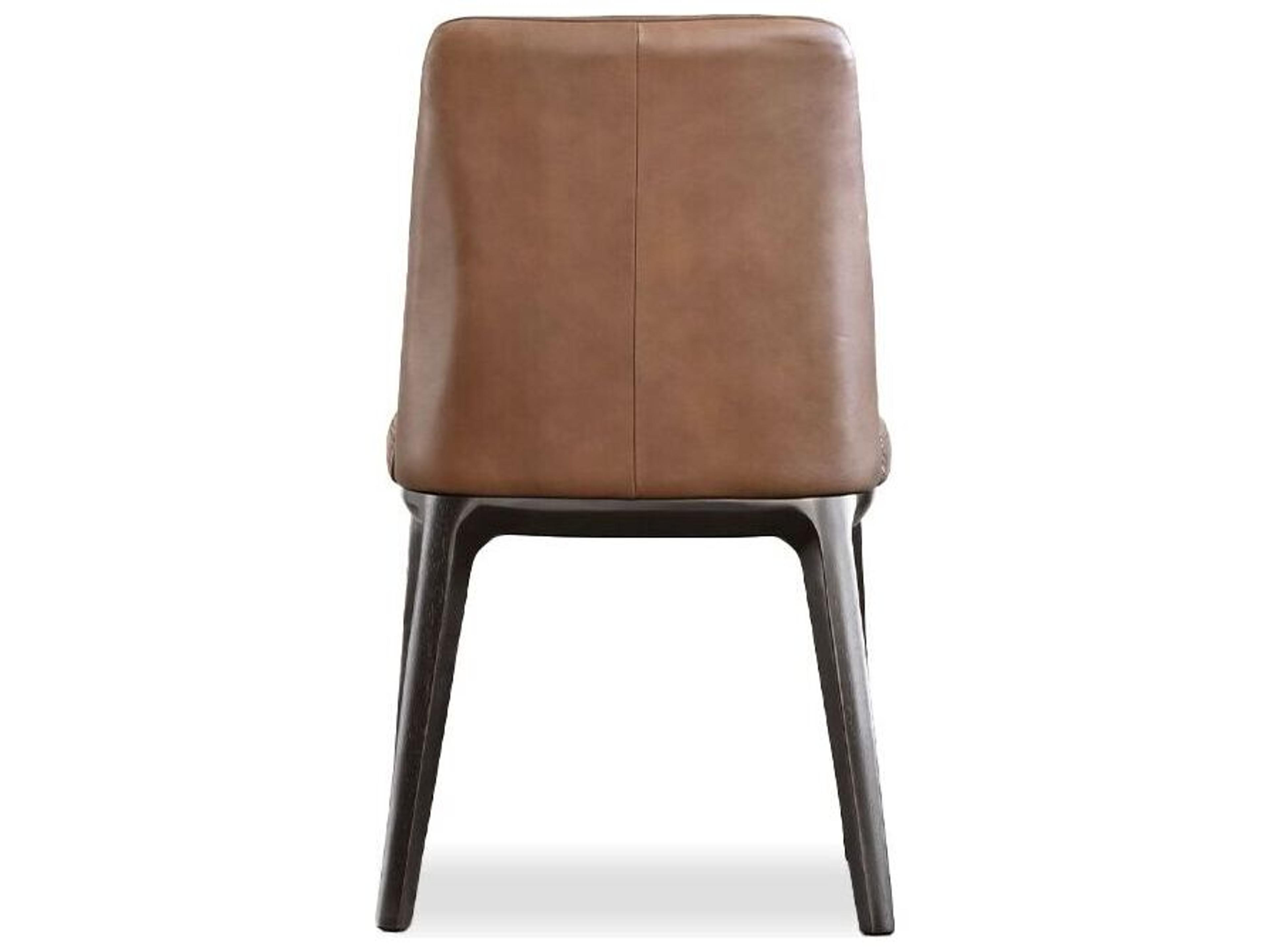 Mobital Maven Brown Leather Armless Dining Chair