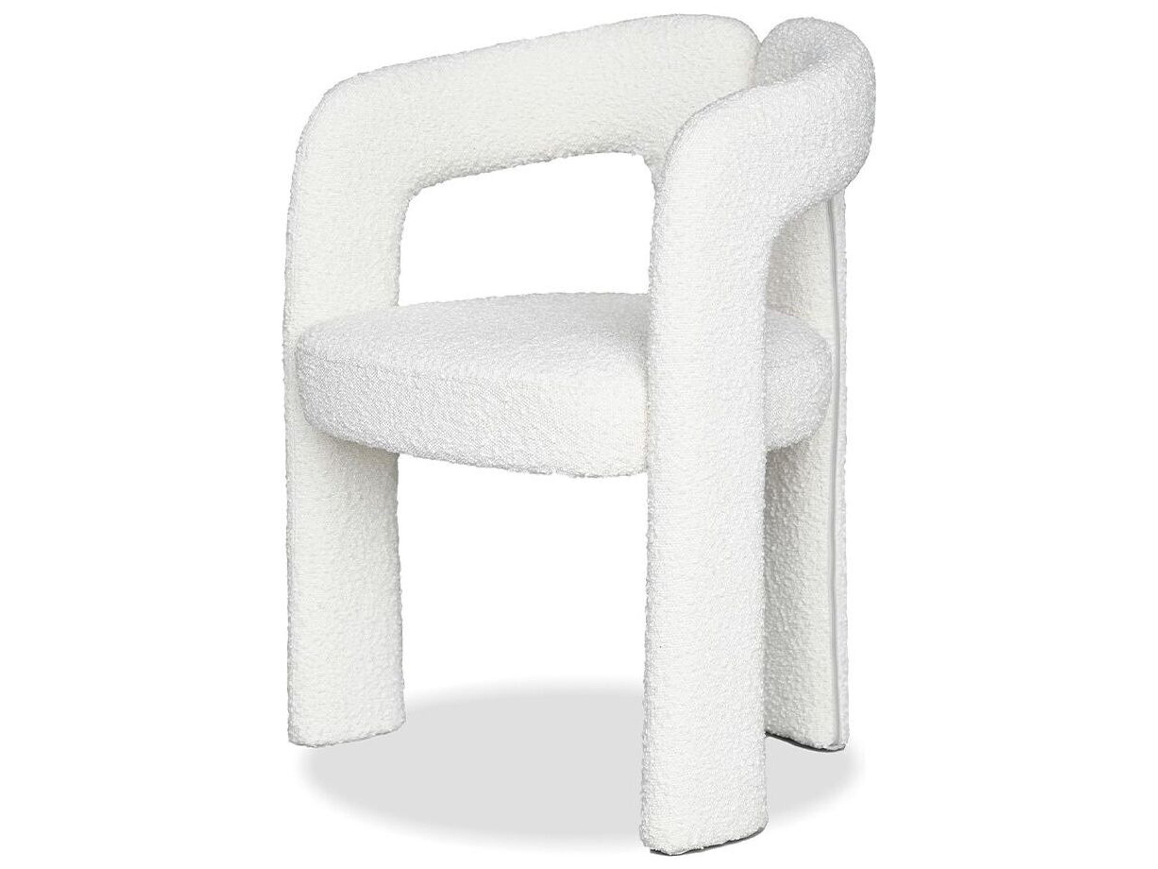 Melrose Dining Chair in Cream Boucle