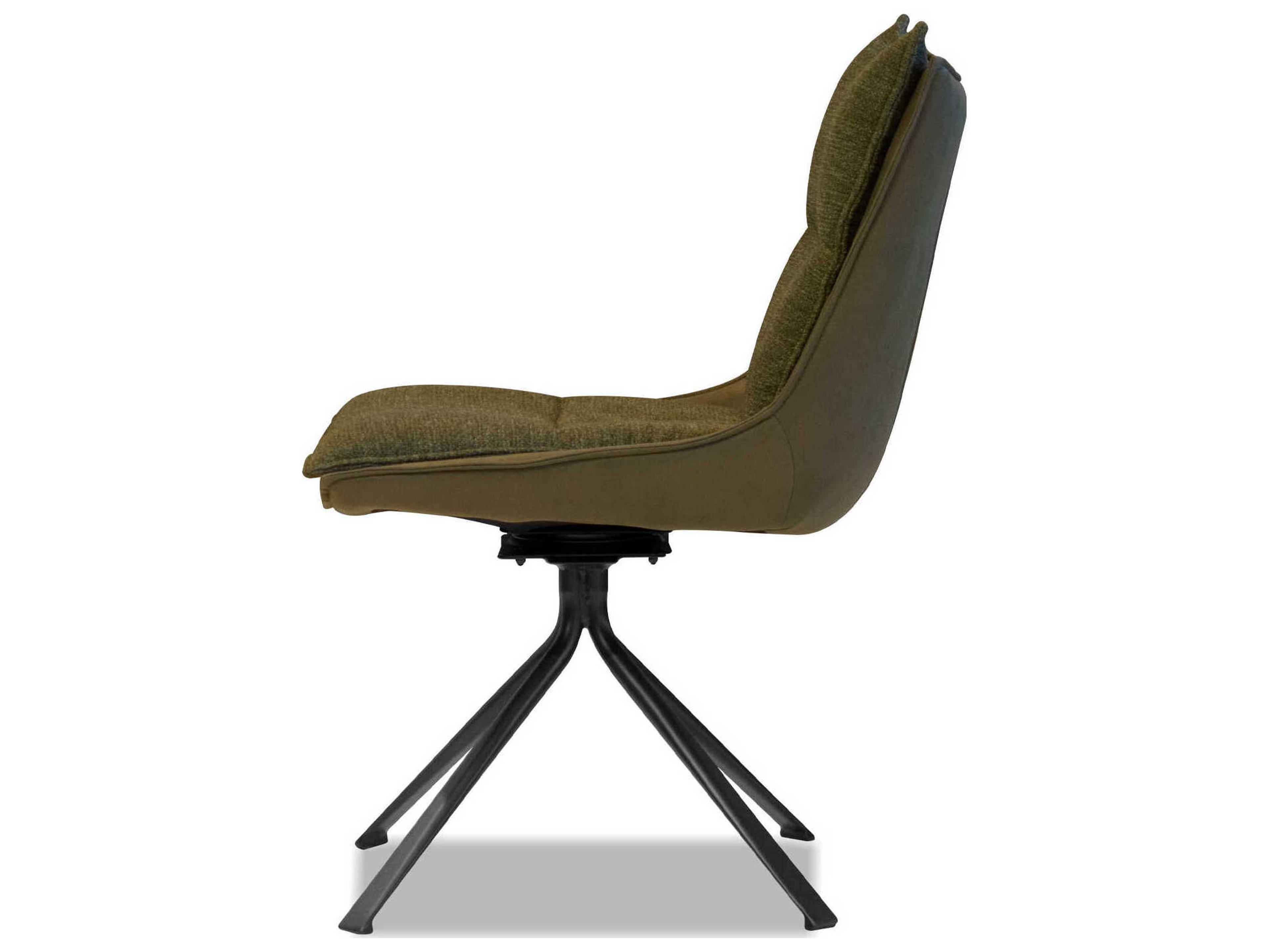 Mobital Puccini Green Upholstered Side Dining Chair