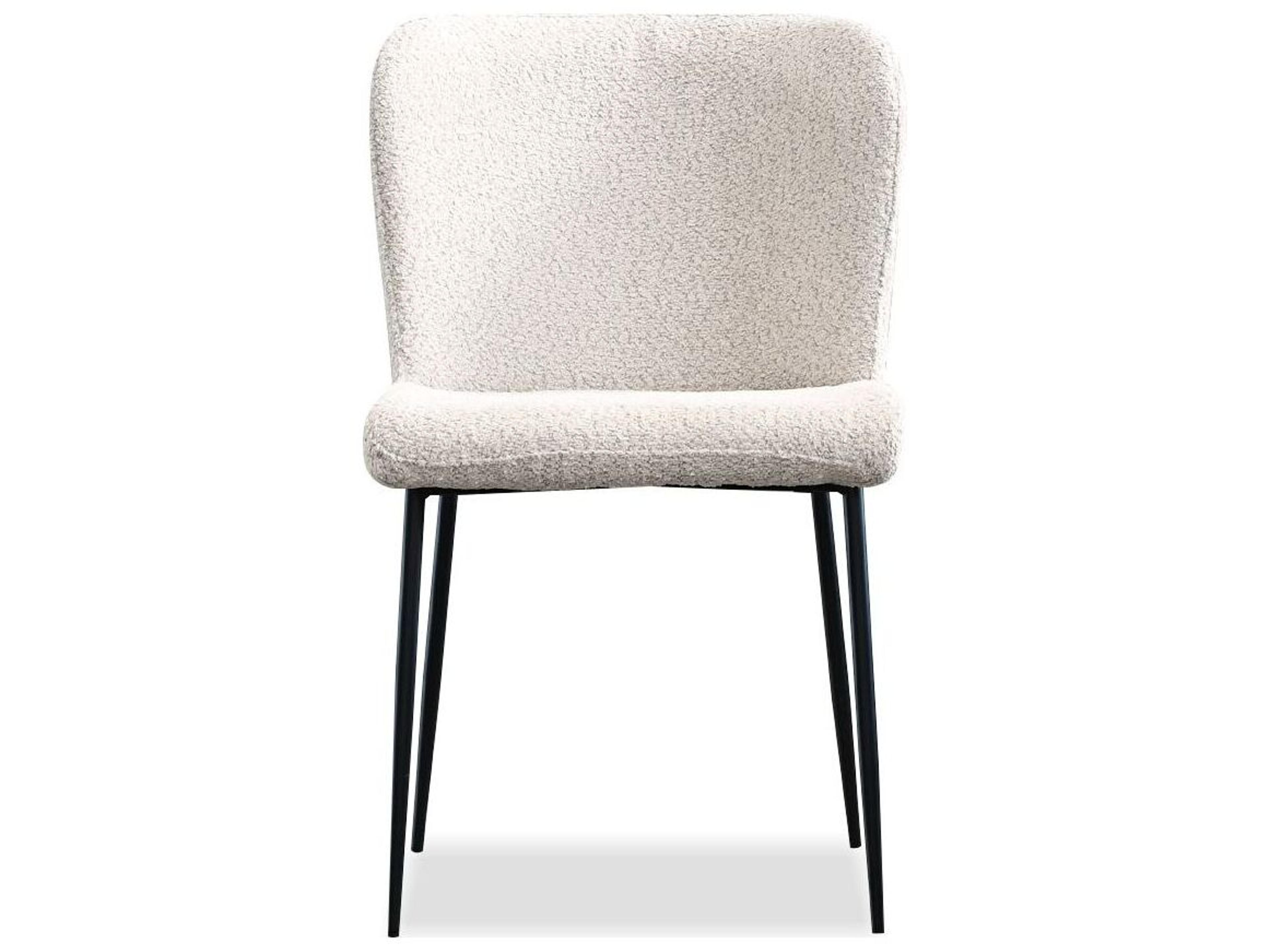 Mobital Reef Beige Upholstered Armless Dining Chair