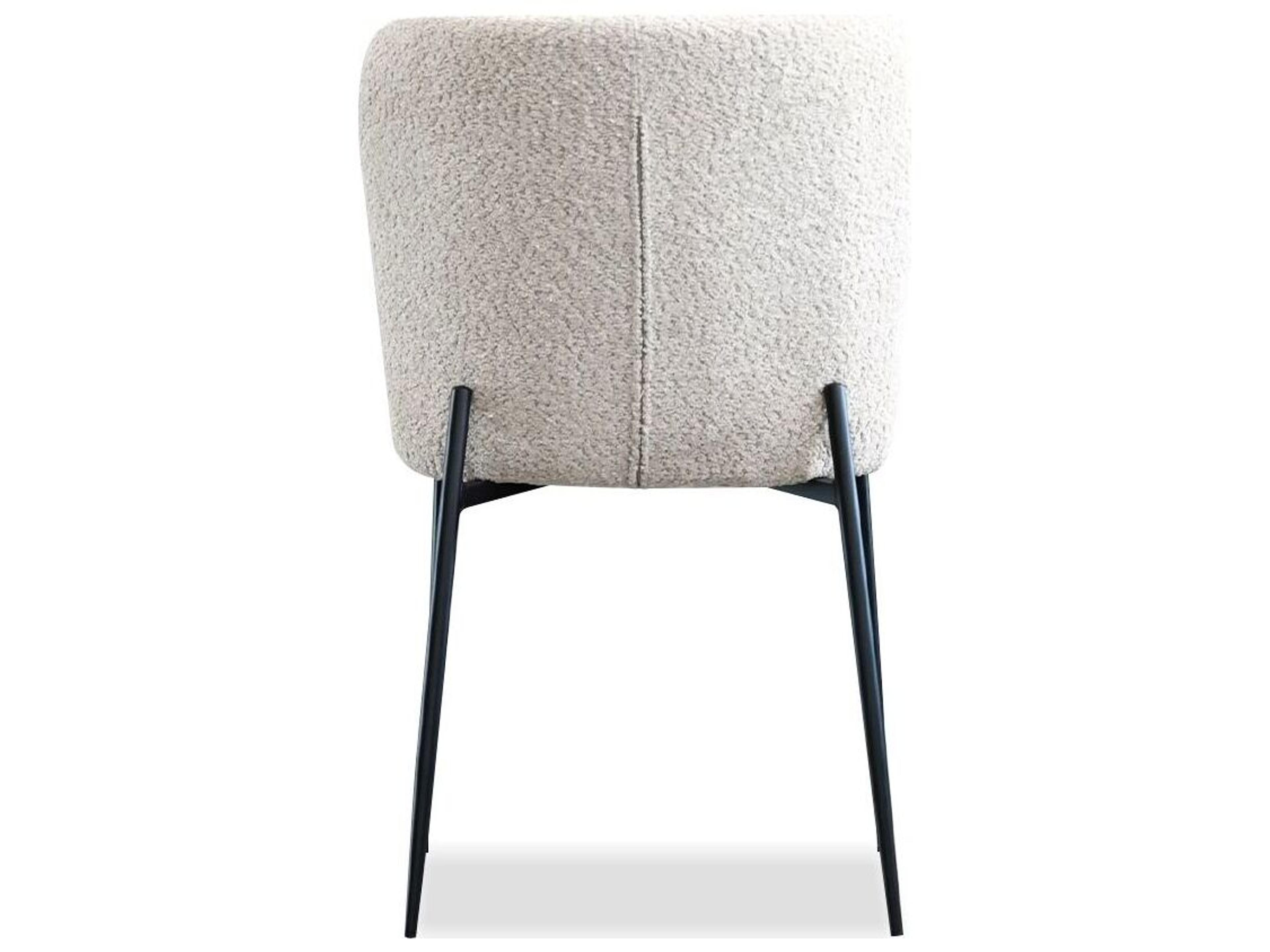 Mobital Reef Beige Upholstered Armless Dining Chair