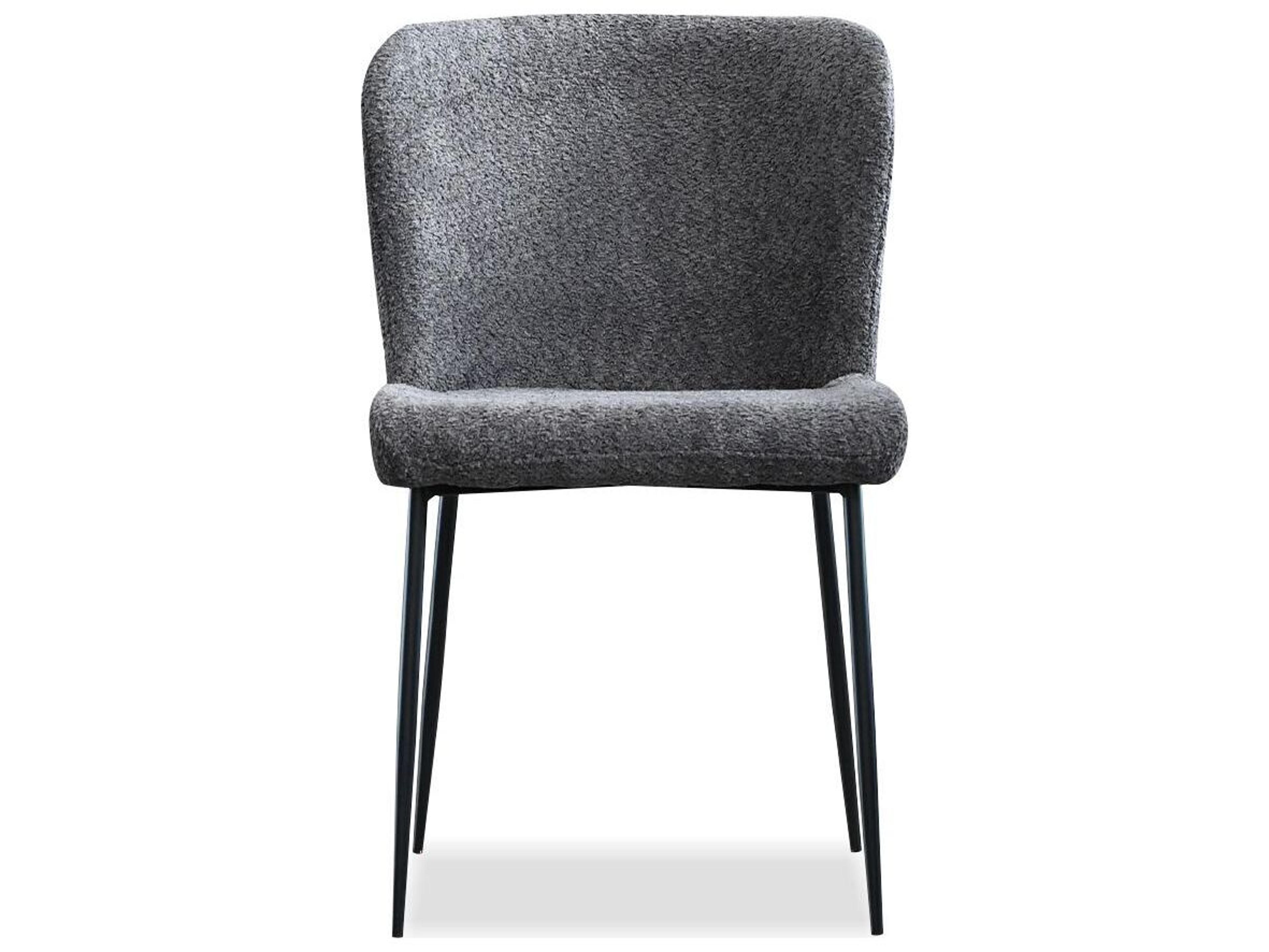 Mobital Reef Gray Upholstered Armless Dining Chair