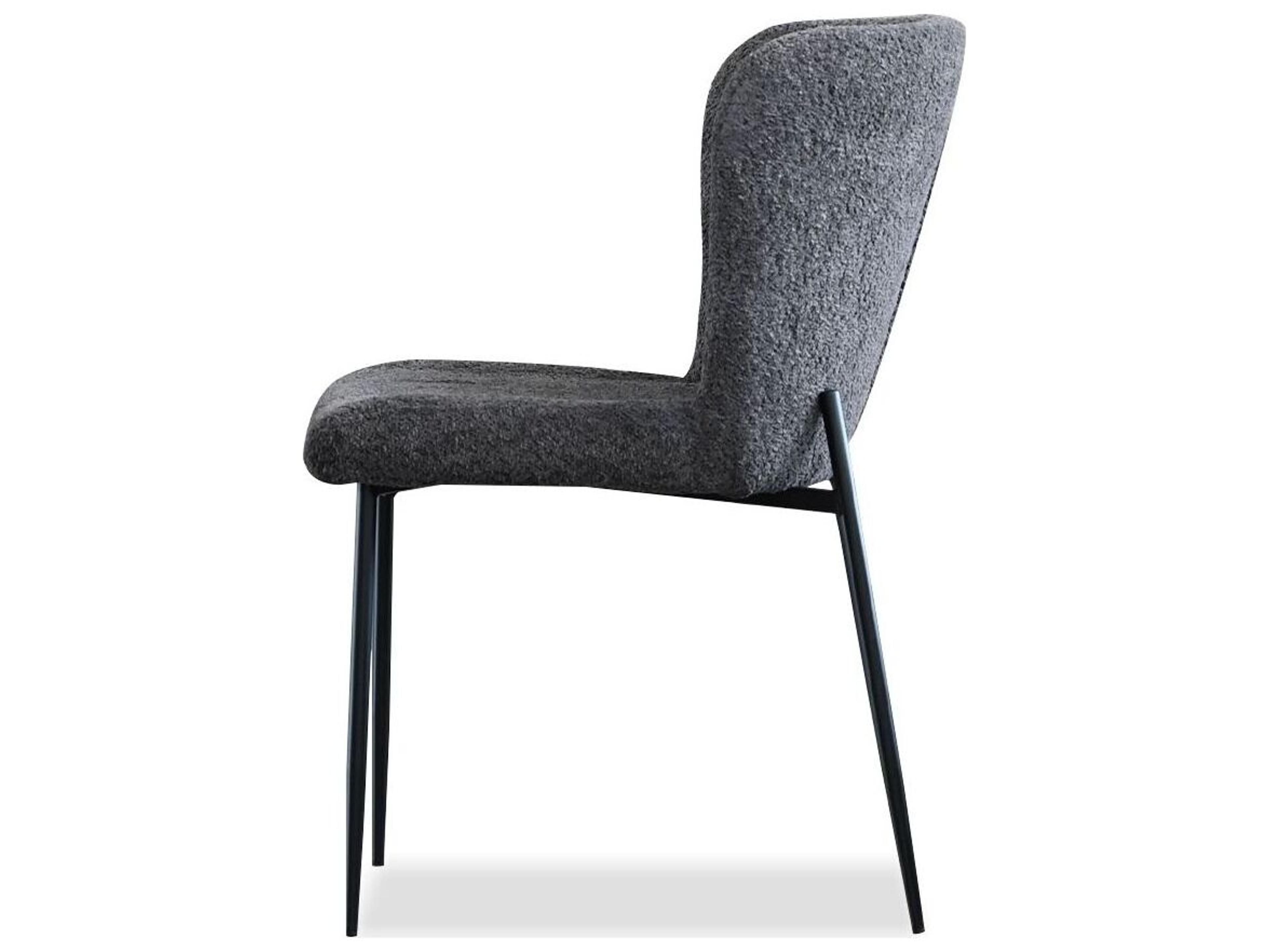 Mobital Reef Gray Upholstered Armless Dining Chair
