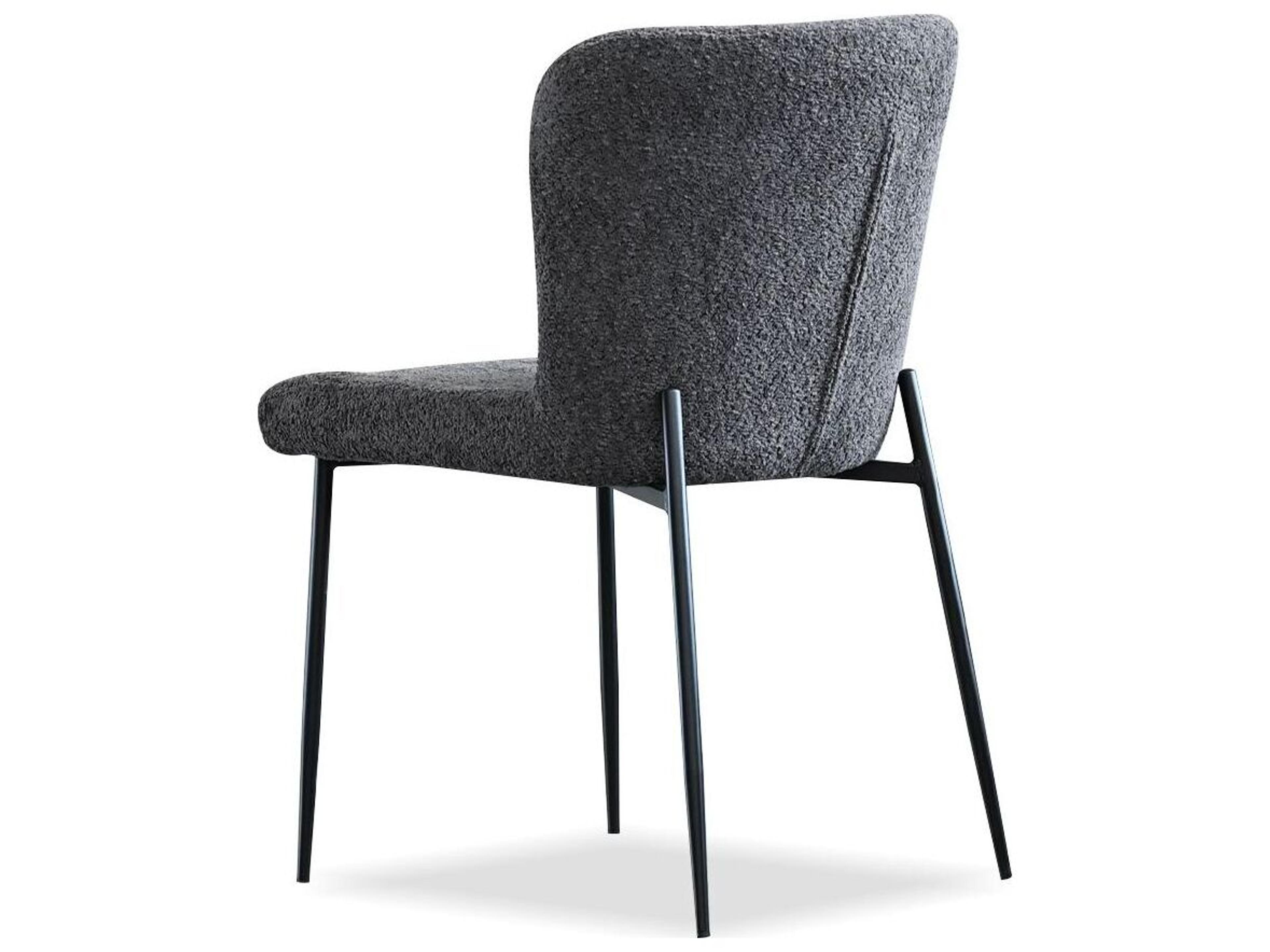 Mobital Reef Gray Upholstered Armless Dining Chair