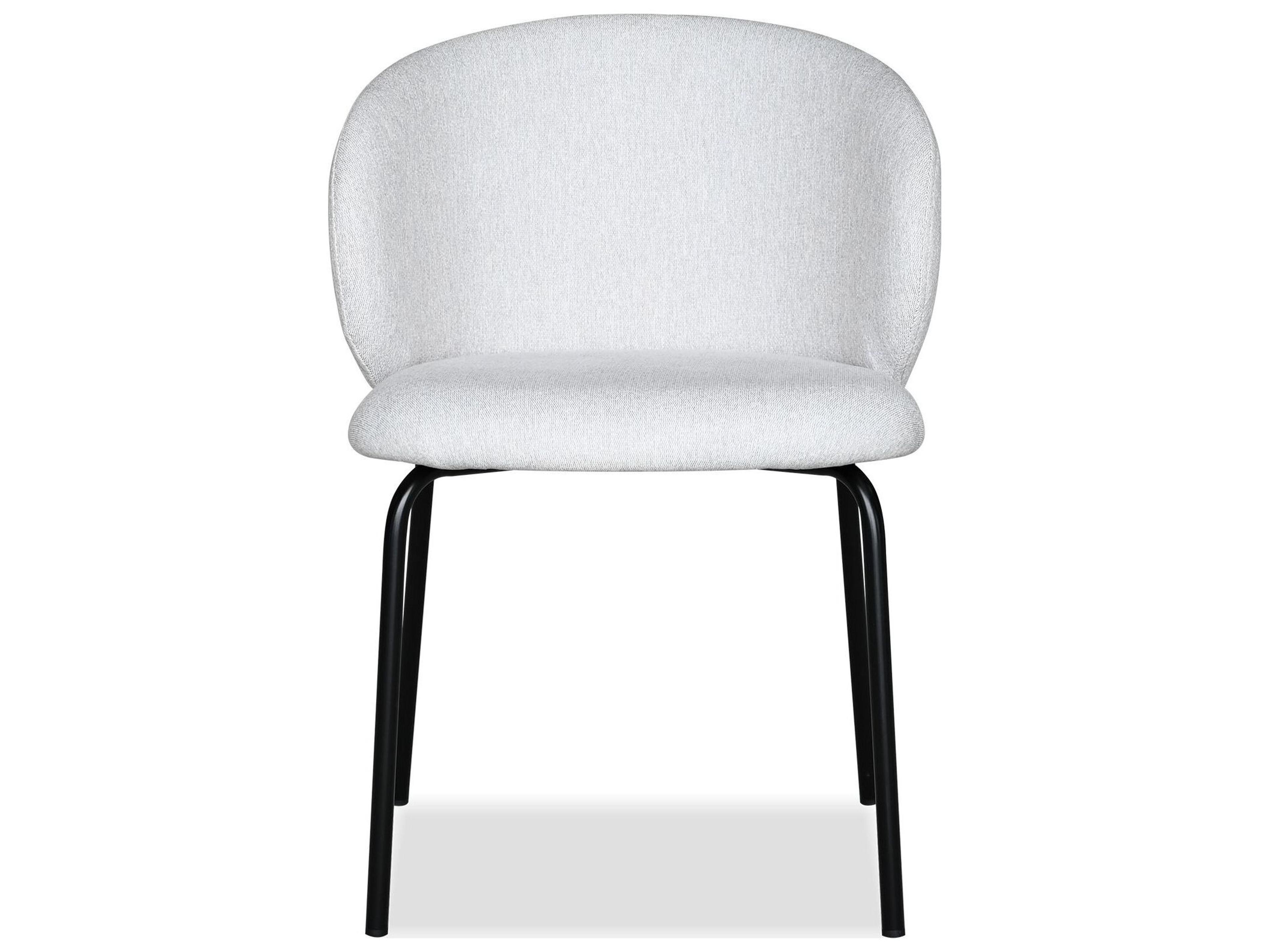 Mobital Shepley Black Upholstered Armless Dining Chair