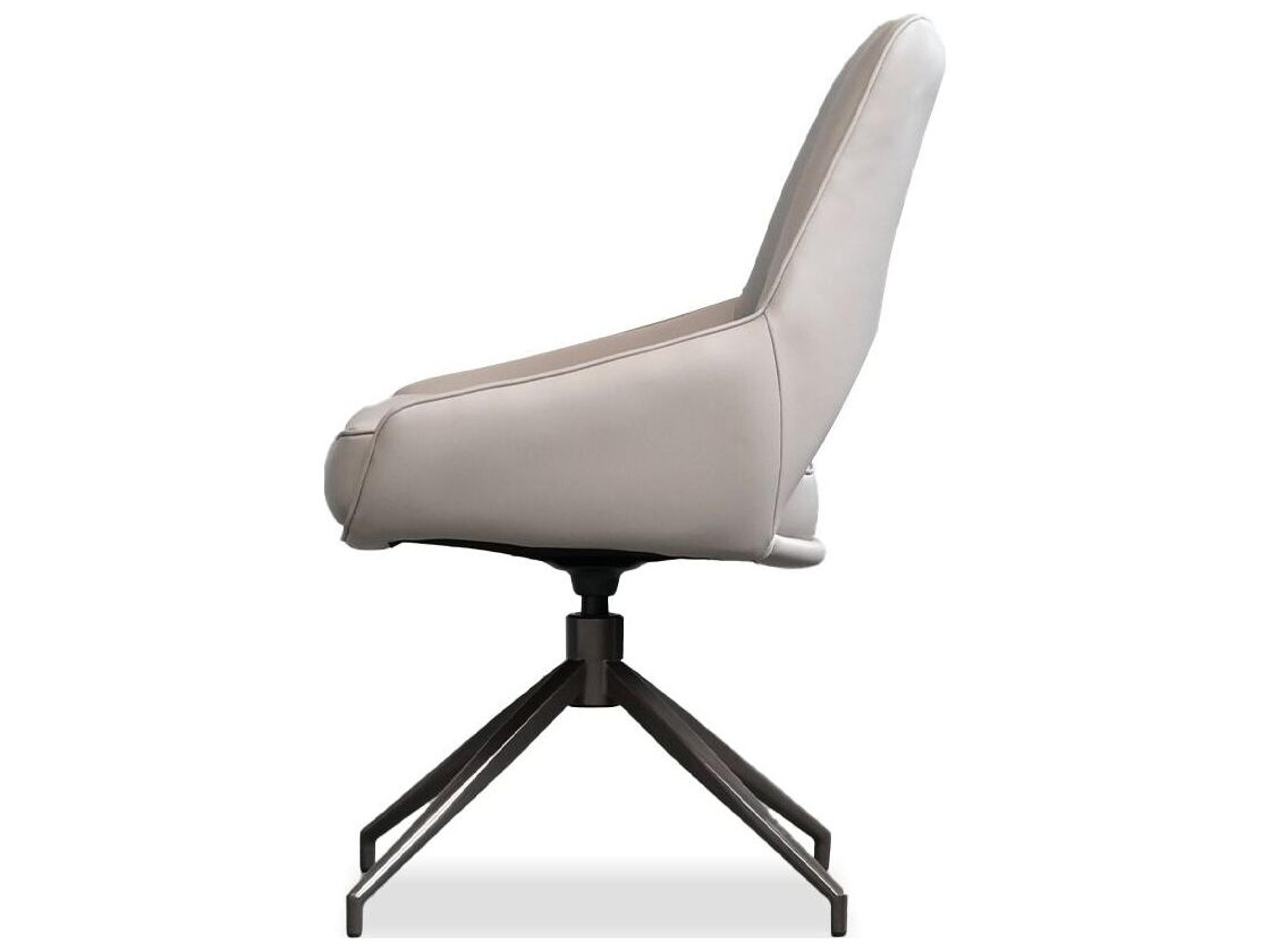 Mobital Sofia Beige Faux Leather Arm Dining Chair